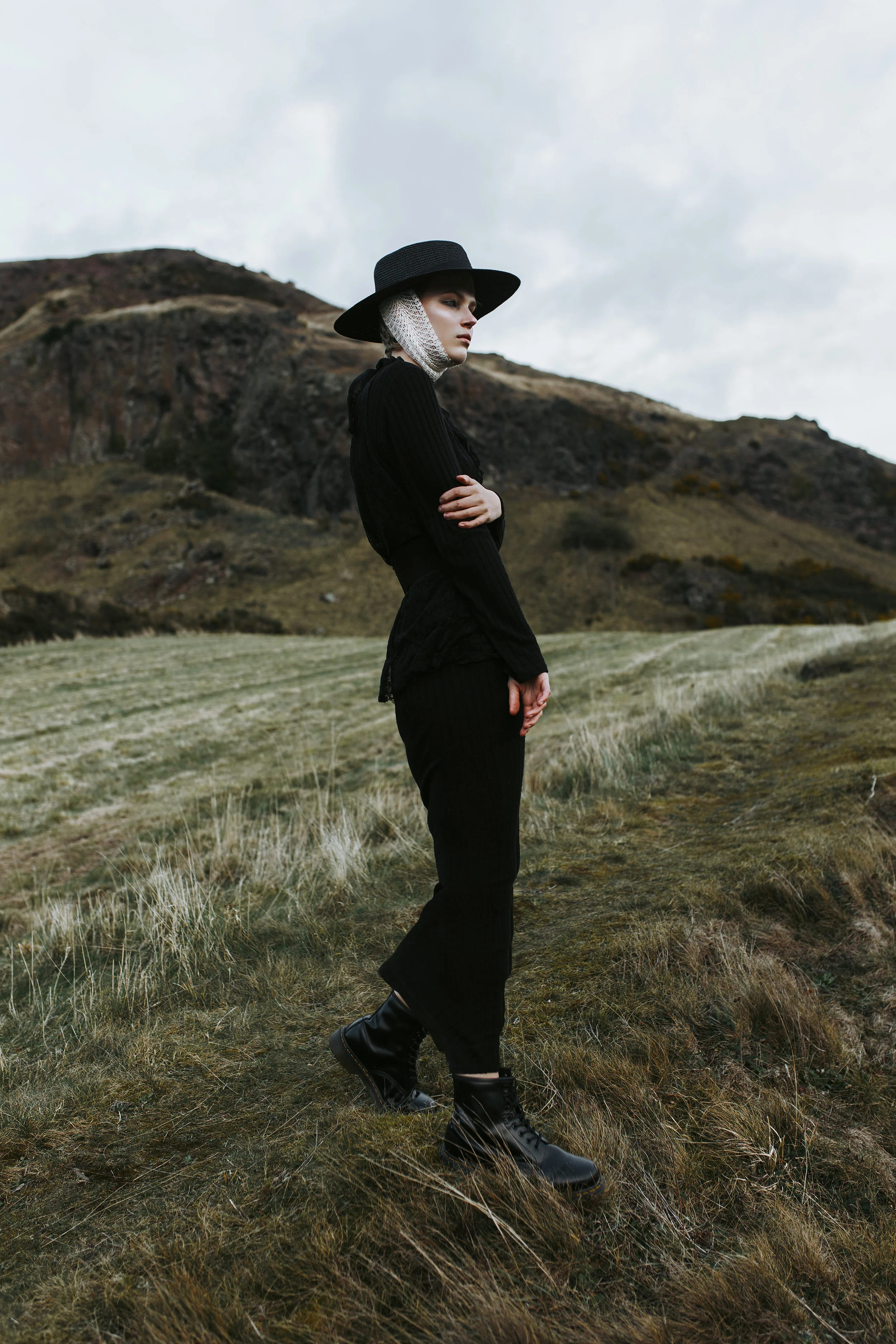 Hat / Village Hat Shop Dress / Topshop Lace Top / ASOS