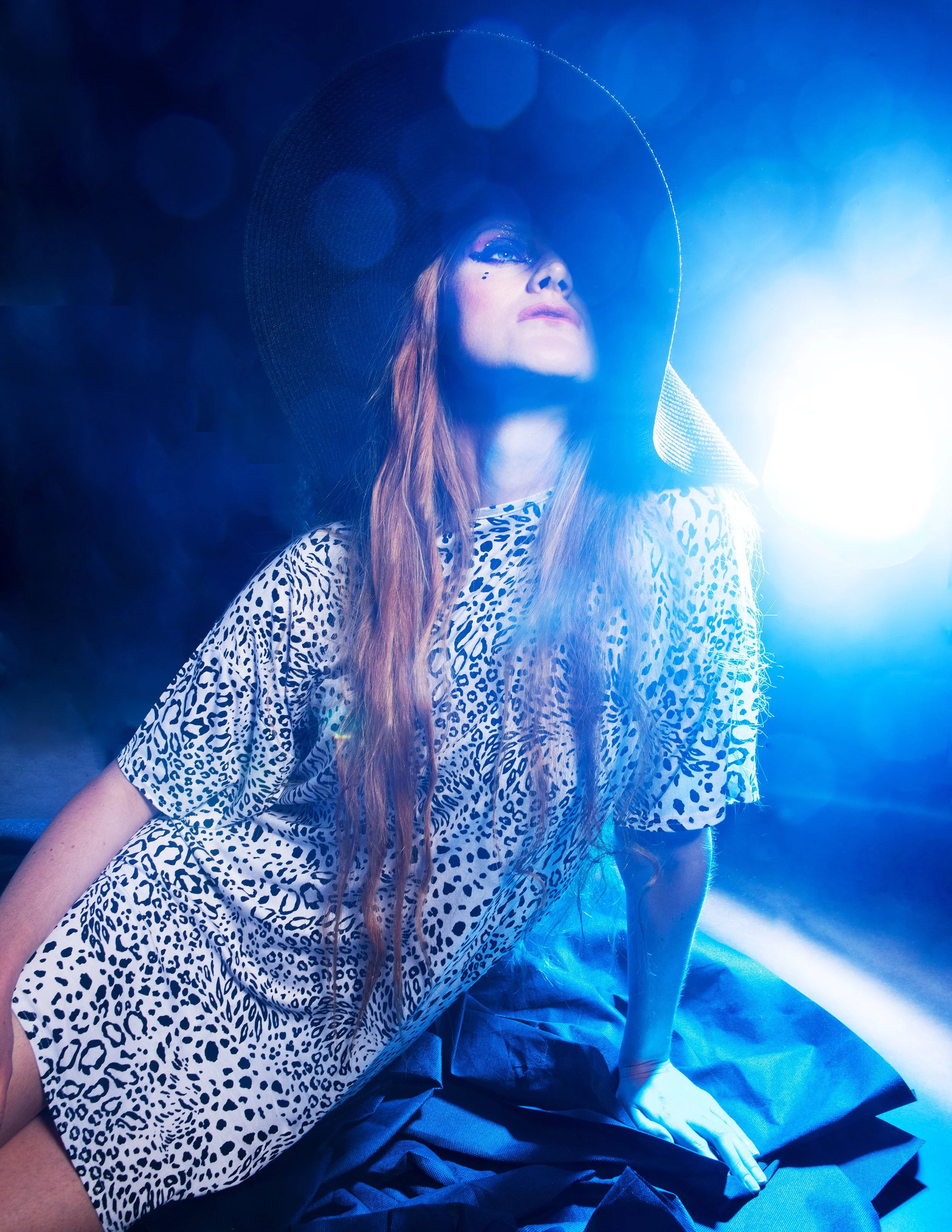Hat: LAWLIET Dress: BOO HOO
