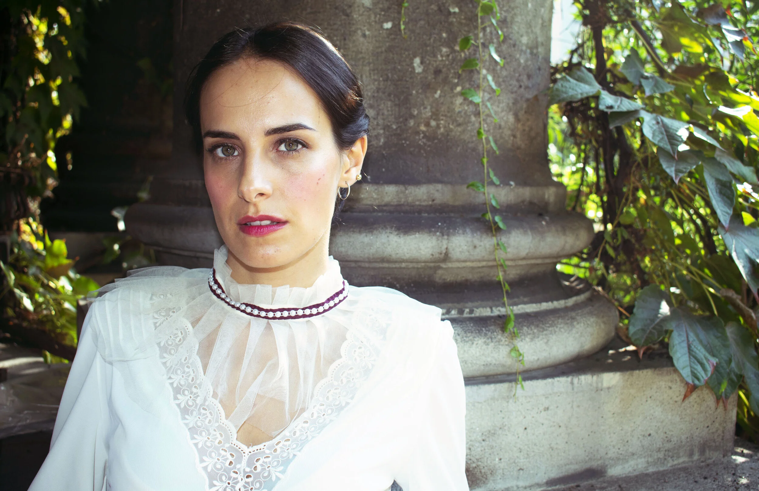 Vintage Dress by Humana Vintage Milan Accessories by Aldo