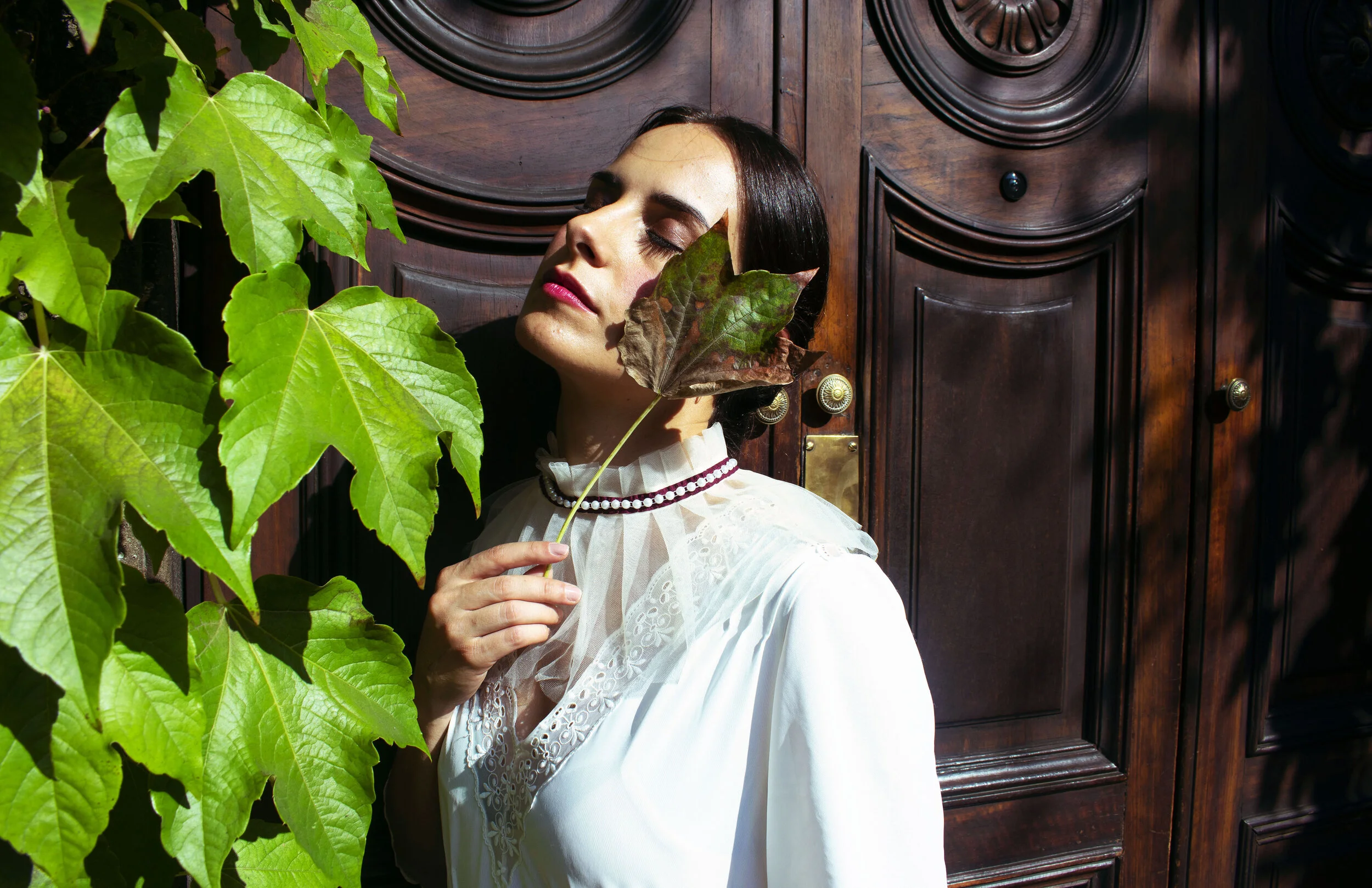 Vintage Dress by Humana Vintage Milan Accessories by Aldo