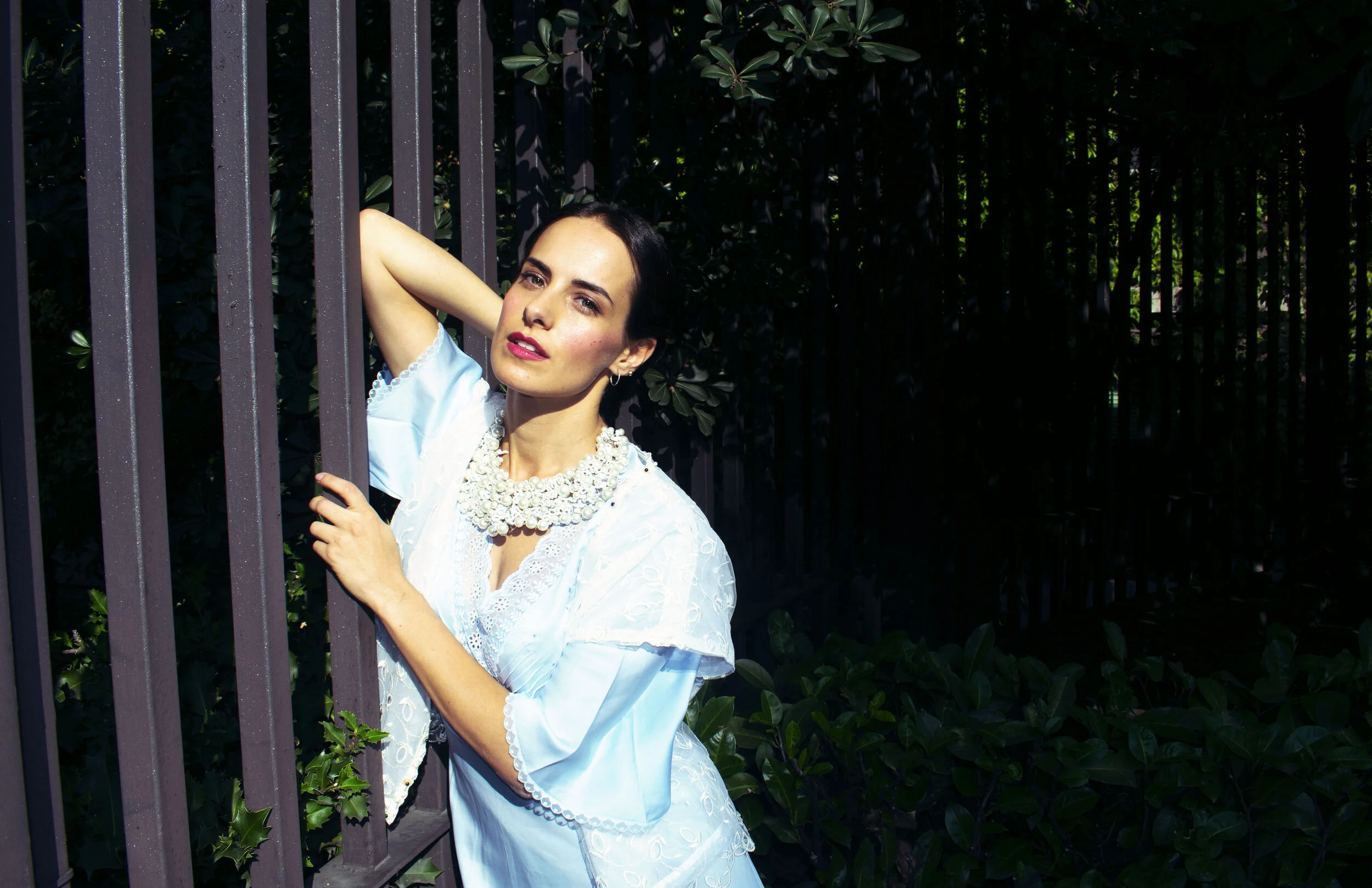 Vintage Dress by Humana Vintage Milan Accessories by Aldo