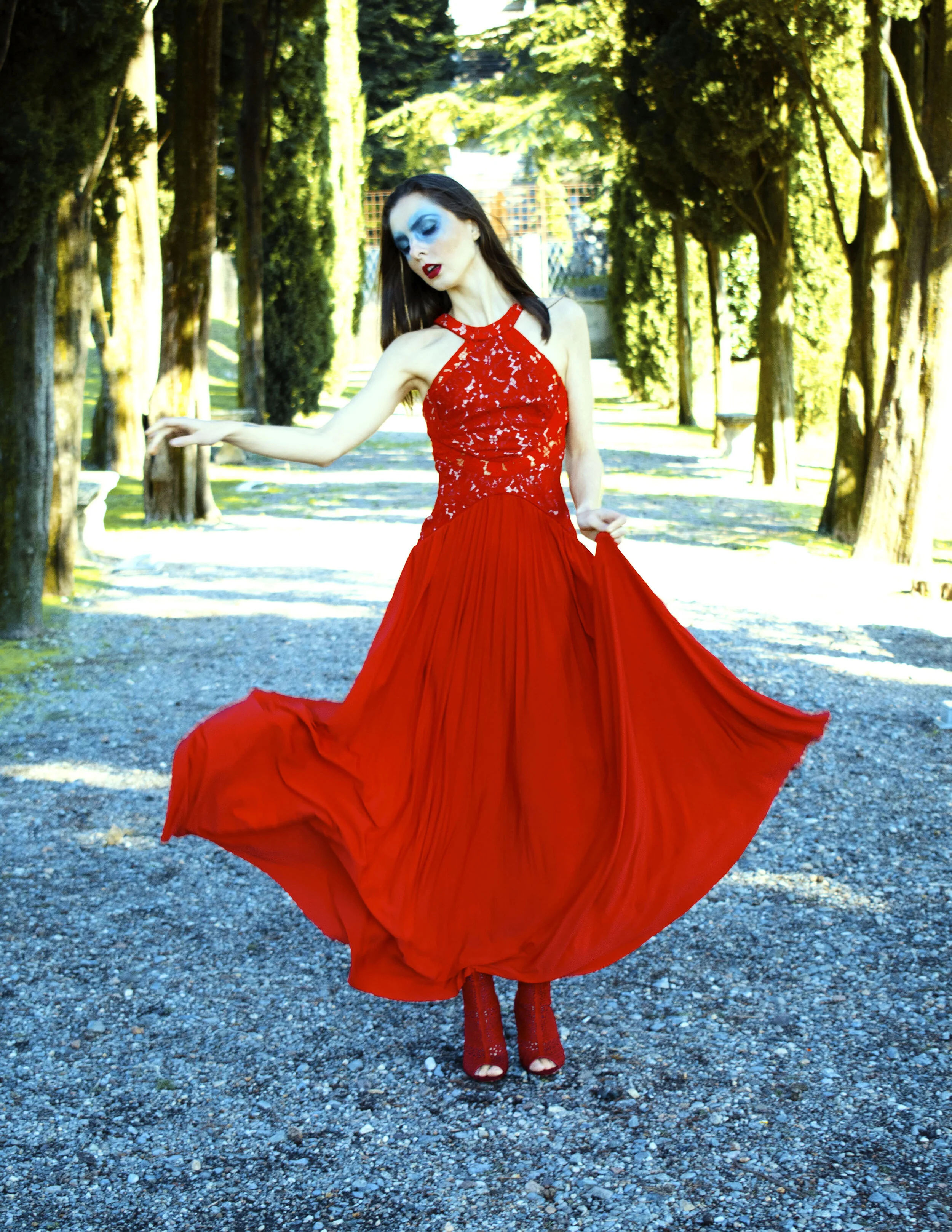 Creative Director: Ilaria Iacoviello Model: Ania Parii @freelance Fashion Designer: Ilaria Iacoviello Photographer: Emilie Volatild Makeup Artist: Barbara Cosenza