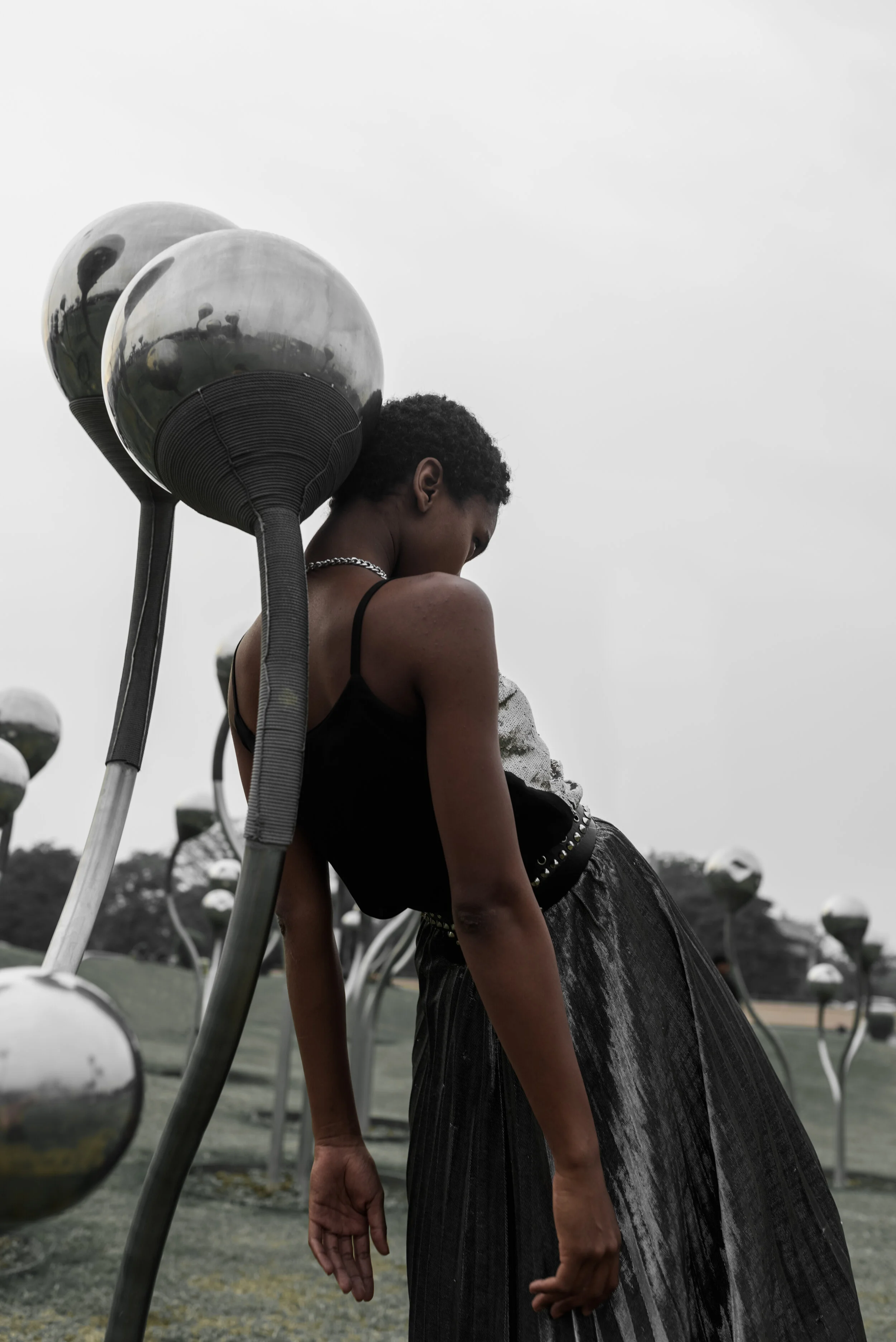 Photographer: Mohit Kumar Female Model: Helena Balbino @Sky Model Wardrobe Stylist: Devika Pathak Wardrobe Credits: Top & Bottom from thrift