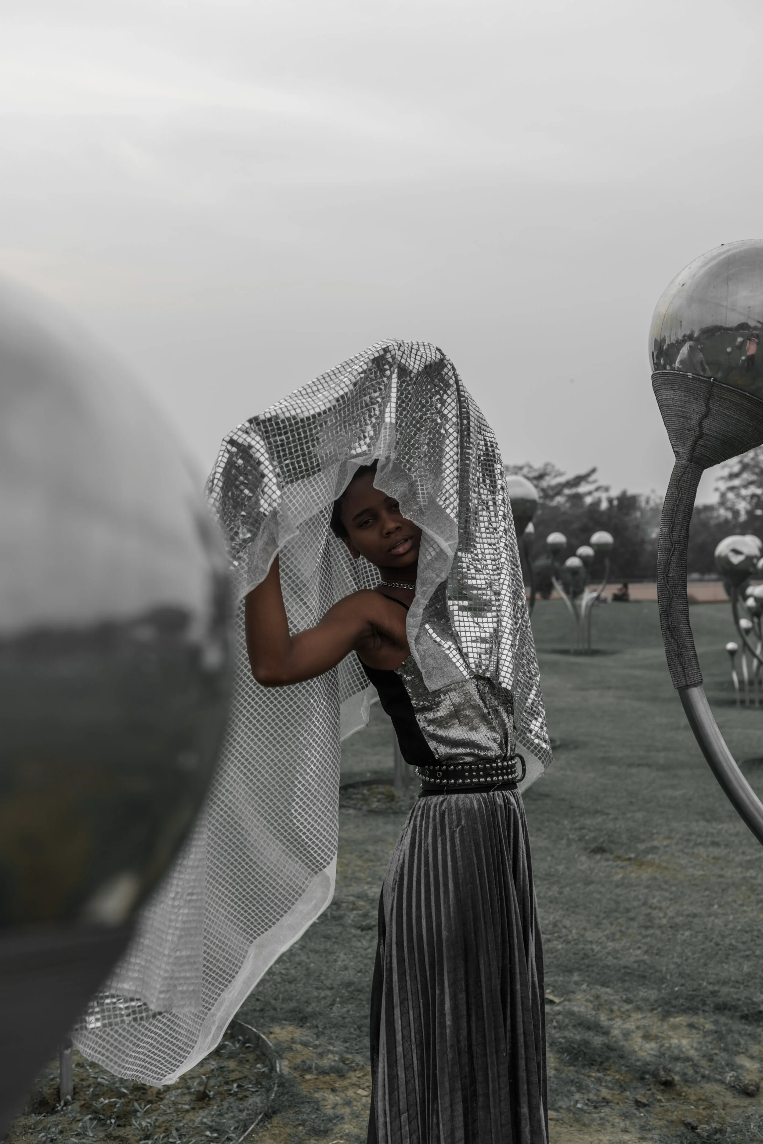 Photographer: Mohit Kumar Female Model: Helena Balbino @Sky Model Wardrobe Stylist: Devika Pathak Wardrobe Credits: Top and Bottom from thrift