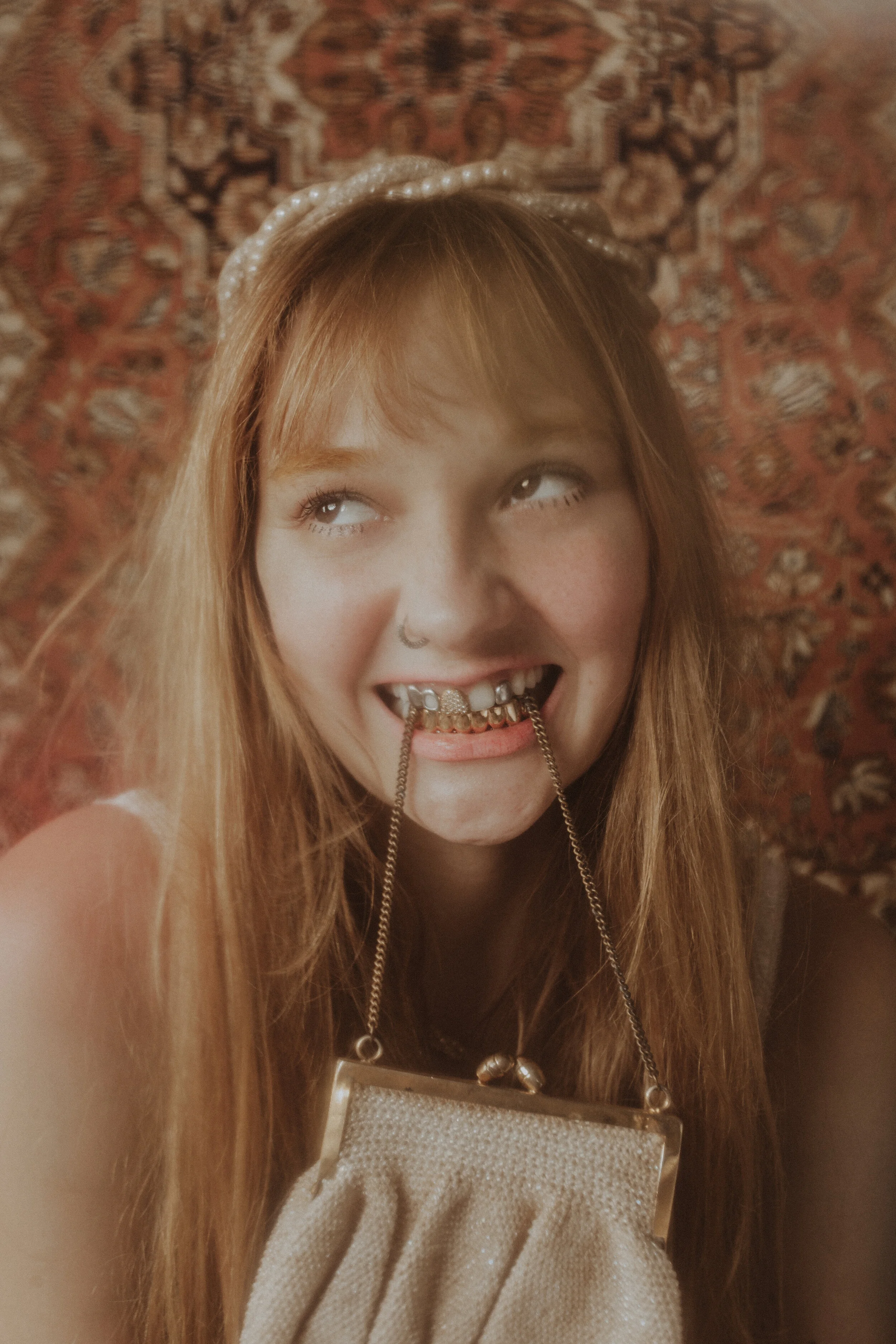 Photographer: Tainá Bernard Wardrobe Stylist: Nina Hoffmann Model: Ana Damschi @Rock MGT Wardrobe Credits: Vintage