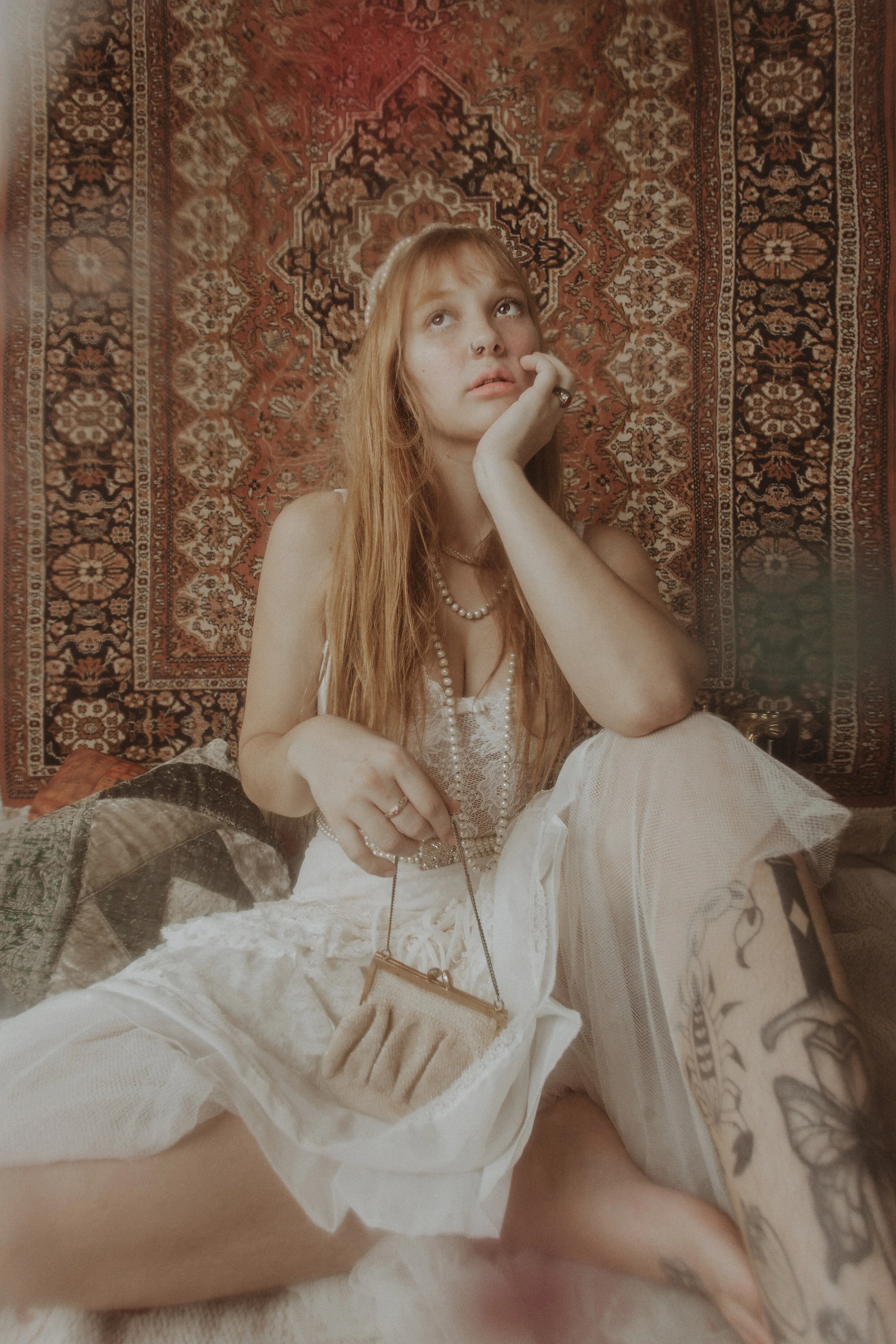 Photographer: Tainá Bernard Wardrobe Stylist: Nina Hoffmann Model: Ana Damschi @Rock MGT Wardrobe Credits: Vintage