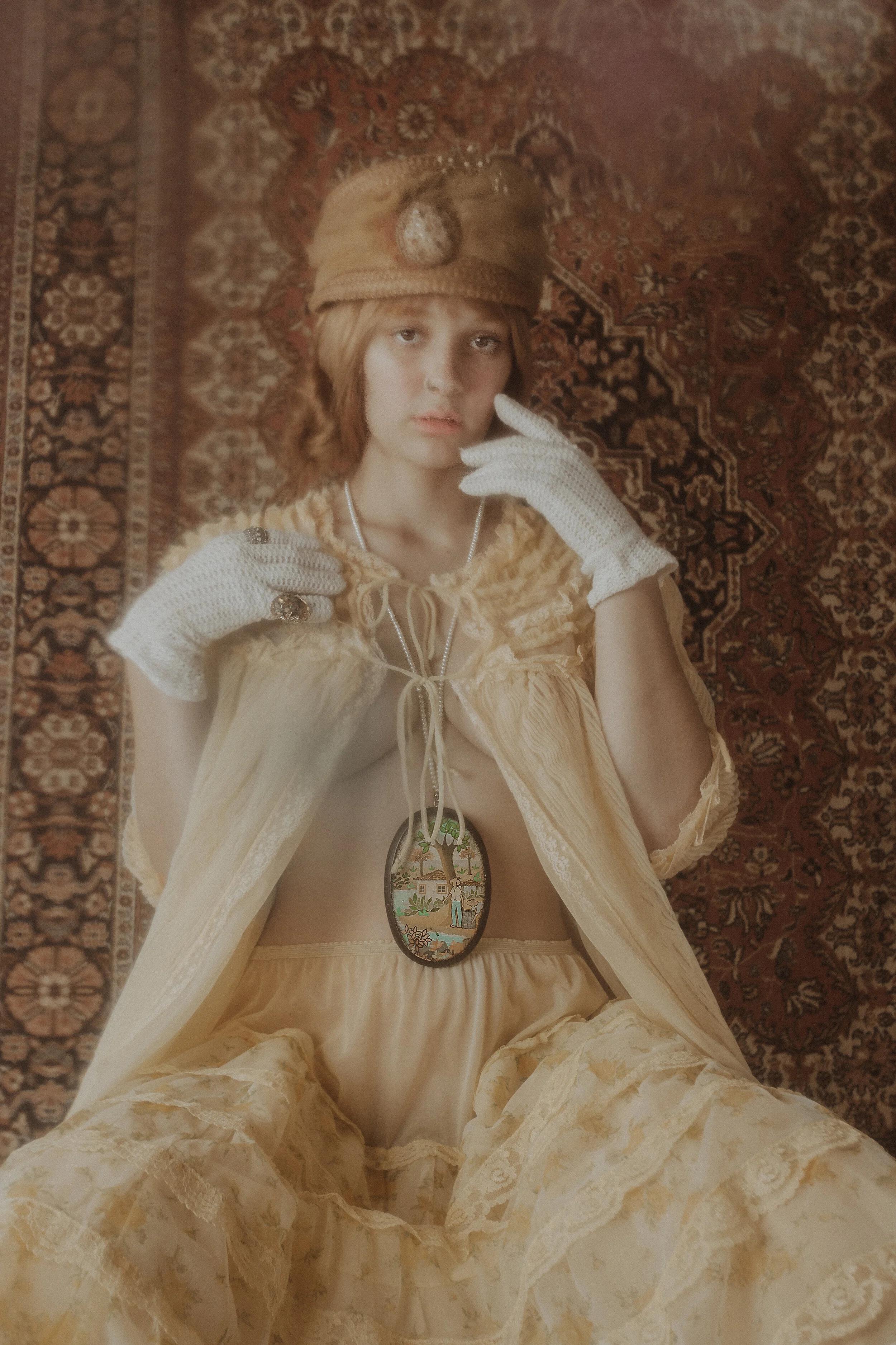 Photographer: Tainá Bernard Wardrobe Stylist: Nina Hoffmann Model: Ana Damschi @Rock MGT Wardrobe Credits: Vintage