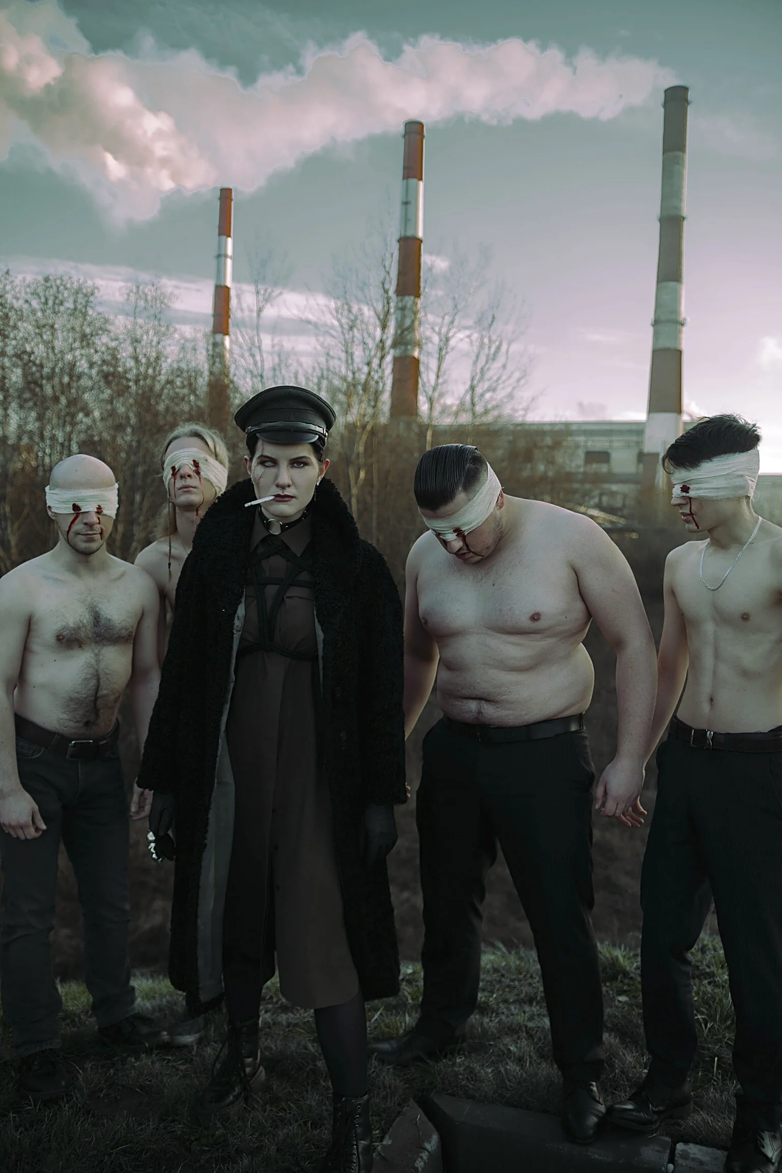 Photographer: Alisa Gurinovich Makeup Artist/Hair Stylist: Julia Kuzina Model: Vladimir Melekh Model: Daniil Kovalev Male Model: Gleb Pissarik Female Model/Creative Director: Aleksandra Rogova Male Model: Ales Tsitavets Wardrobe Stylist: S