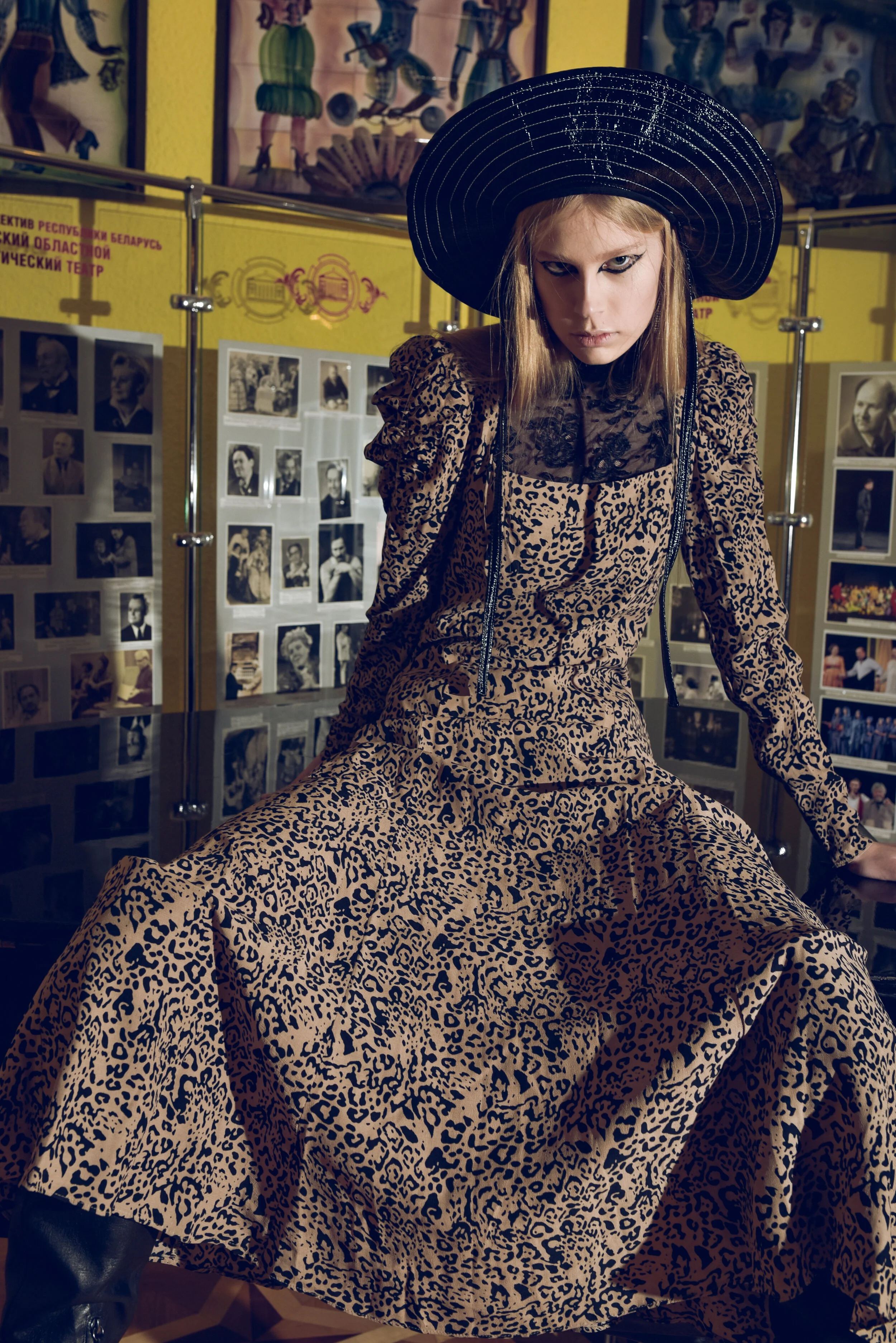 Photographer: Alexander Akulich Model: Elizaveta Vilura @Sigma Gomel Makeup Artist: Karina Shlyubovich Wardrobe Stylist: Aleksandra Didenko Dress - Zara Hat - Zara