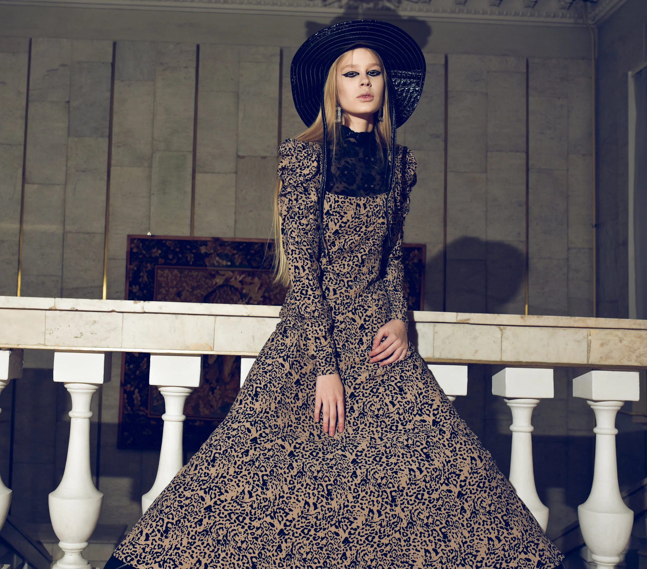 Photographer: Alexander Akulich Model: Elizaveta Vilura @Sigma Gomel Makeup Artist: Karina Shlyubovich Wardrobe Stylist: Aleksandra Didenko Dress - Zara Hat - Zara