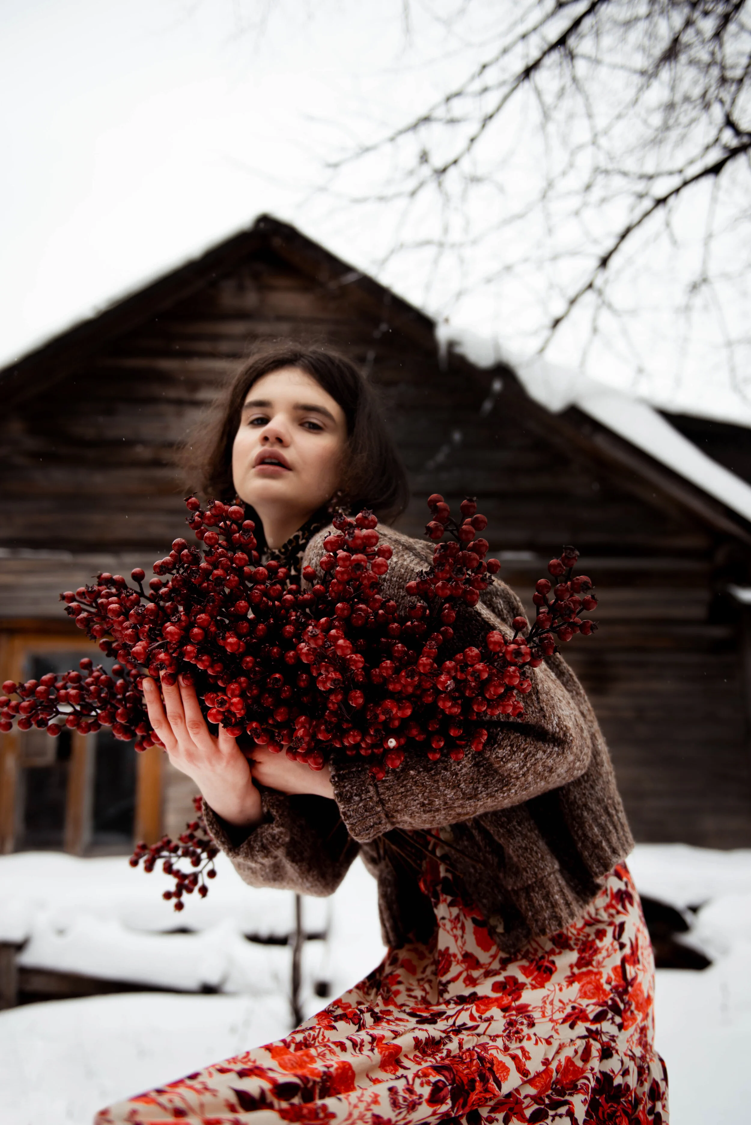 Photographer: Vladislav Vorontsov Model: Asya Pahtunova @envoleemodels Makeup Artist: Valeriya Chaika Fashion stylist: Madame_shi Виктория Шилова Wardrobe Credits: Cardigan-Zara Dress-Reserved Boots-Bershka