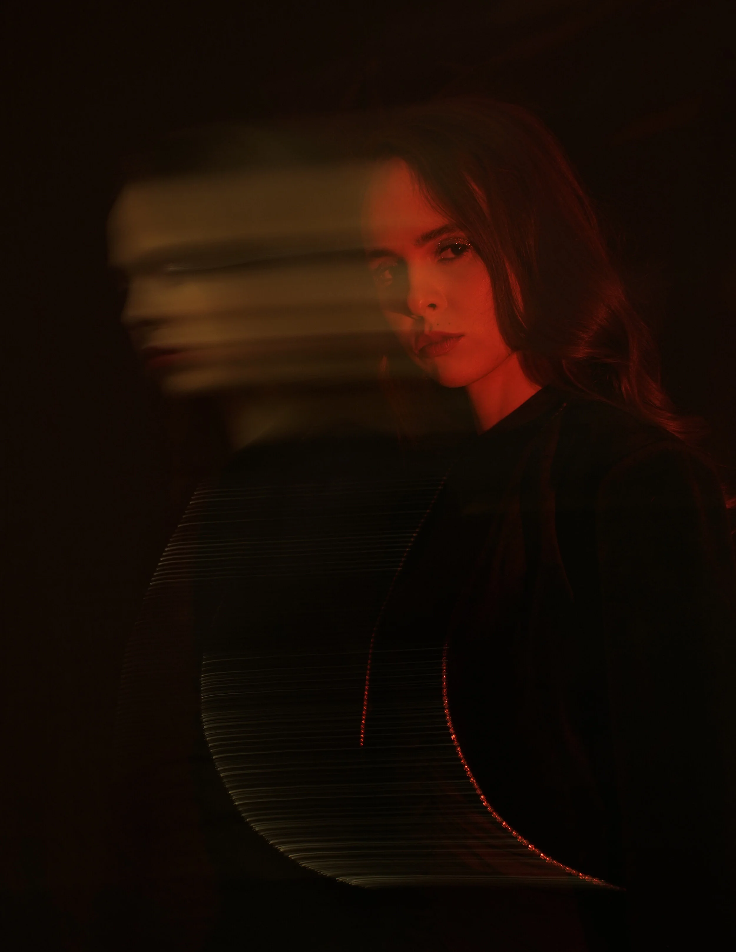 Photographer: Vitalii Moskalets Stylist/Female Model: Iryna Stepanenko Makeup Artist: Lena Ishchuk Hair Stylist: Olga Shapovalova Wardrobe Credits: Dress: Ginatricot Jacket: Ariella London Tights: Giulia Sandals: Asos