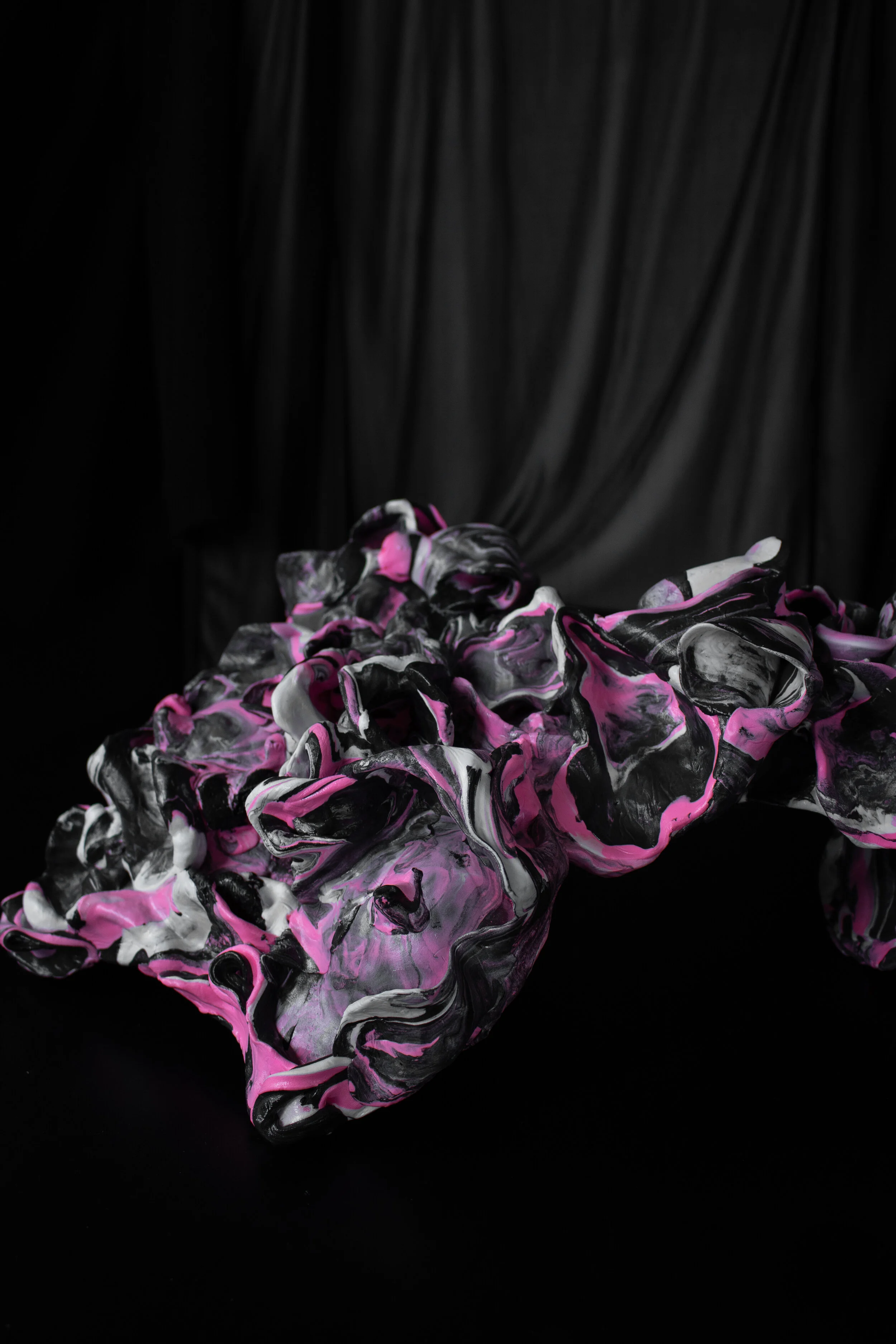 Photographer: Anjelica Davidkova Model: Dessy Makeup Artist: Stela Paunova Stylist/Fashion Designer: ABSTRACTION Wardrobe Credits: Handmade Sculptural Bust and gloves from designer and stylist ABSTRACTION
