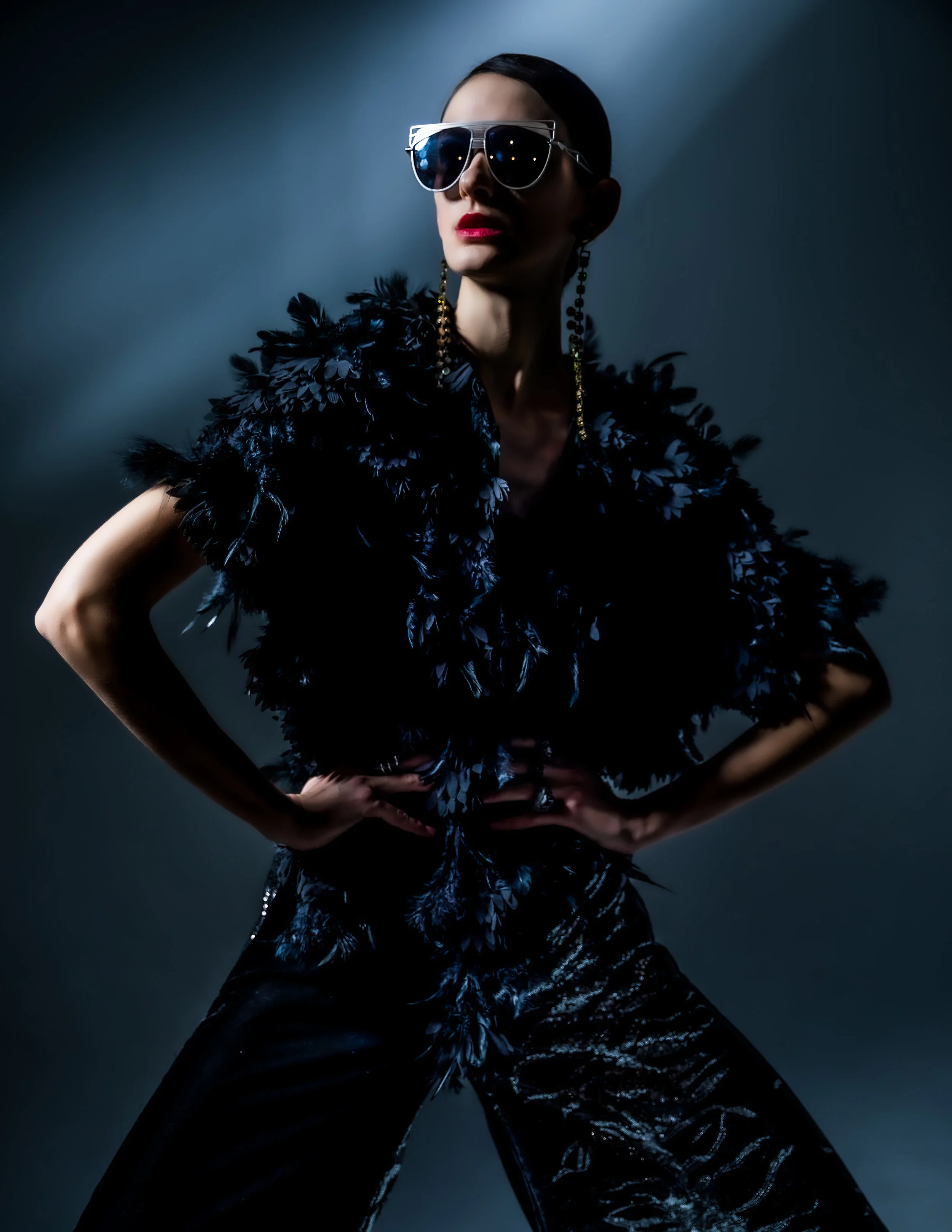 Photographer: Stephen Mihalchik Female Model: Olga Savina @Fenton Models Makeup Artist: Mitch Yoshida Art Director/Hair Stylist: Hair Stylist Jason Linkow Creative Director: Chris Lavish Assistant: Jonathan Fang Wardrobe Credits: Olga wearing