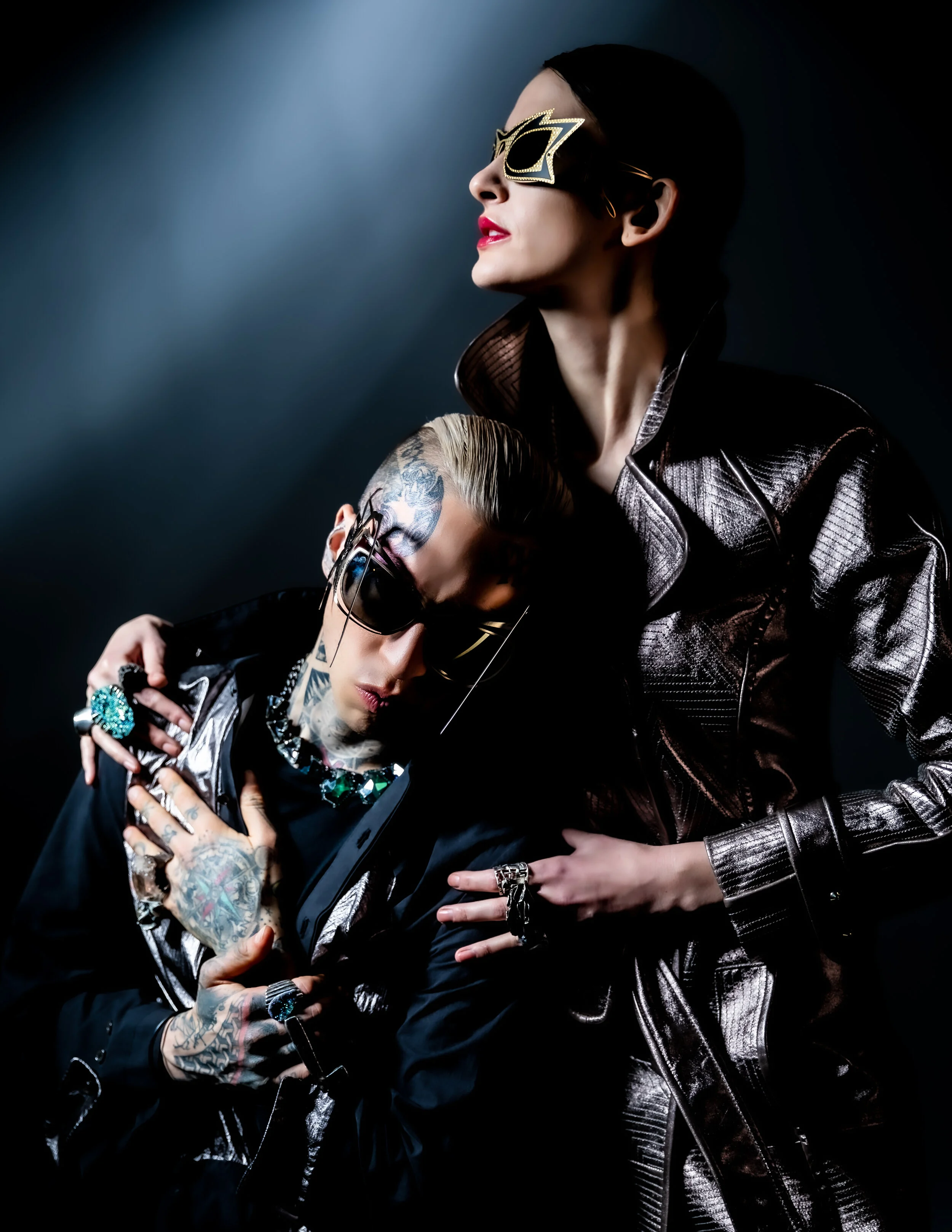 Photographer: Stephen Mihalchik Model/Creative Director: Chris Lavish Female Model: Olga Savina @Fenton Models Makeup Artist: Mitch Yoshida Art Director/Hair Stylist: Hair Stylist Jason Linkow Assistant: Jonathan Fang Wardrobe Credits: Chris