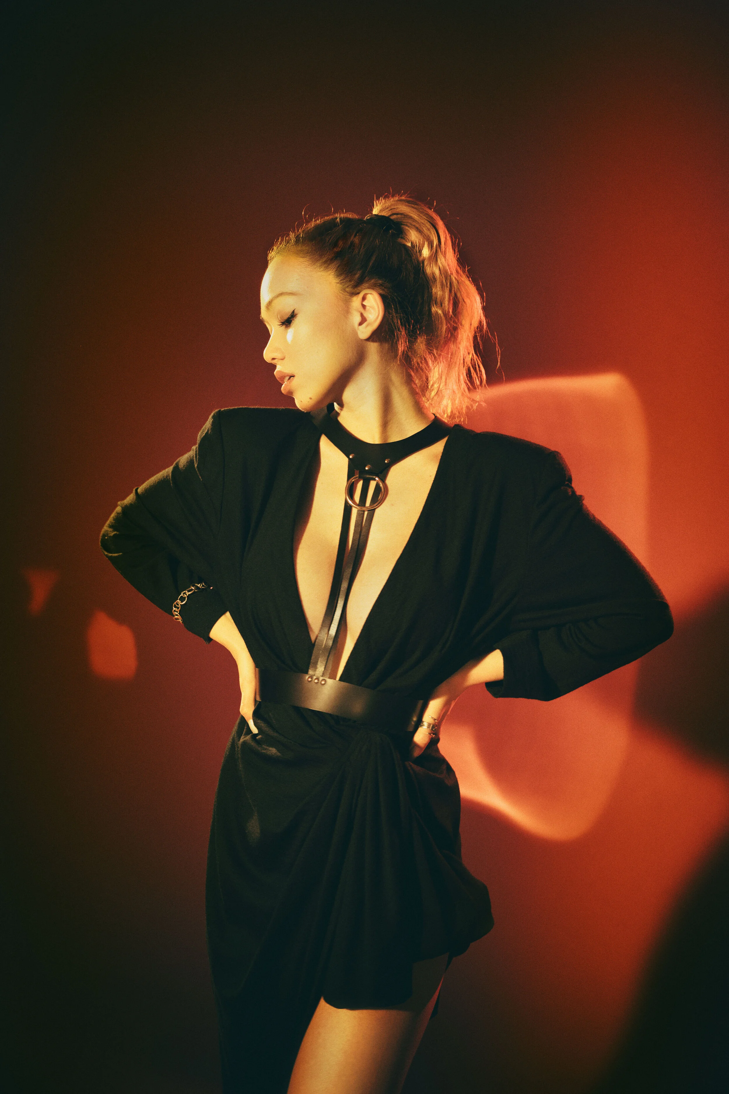 Photographer: Yi-ying Lai Female Model: Kitrysha Art Director: Alessio Cocchi Stylist: Yu Cai Upper body accessory : RHÉA Skirt: vintage shop Shoes:Zara Bracelet:VANESI