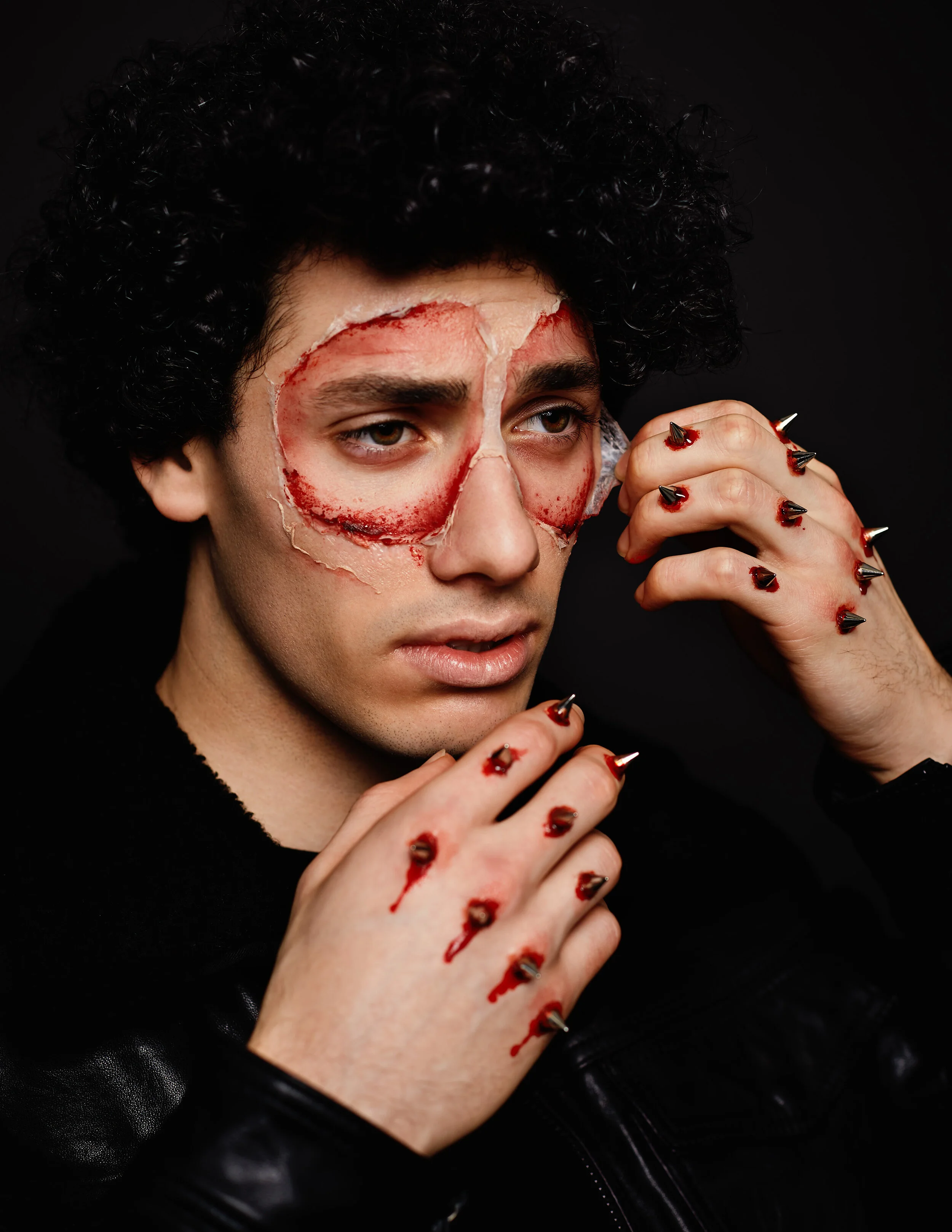 Photographer: Isabella Hewlett Male Model: Sanro Thodi @Your Model Management London Makeup Artist: Eleanor Dalzell
