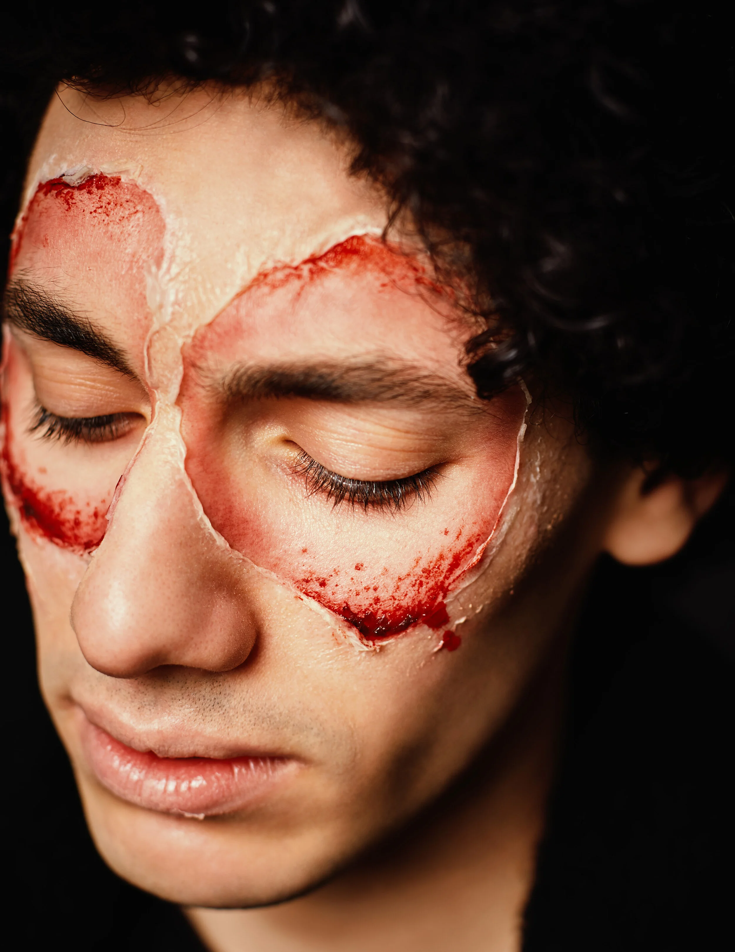 Photographer: Isabella Hewlett Male Model: Sanro Thodi @Your Model Management London Makeup Artist: Eleanor Dalzell