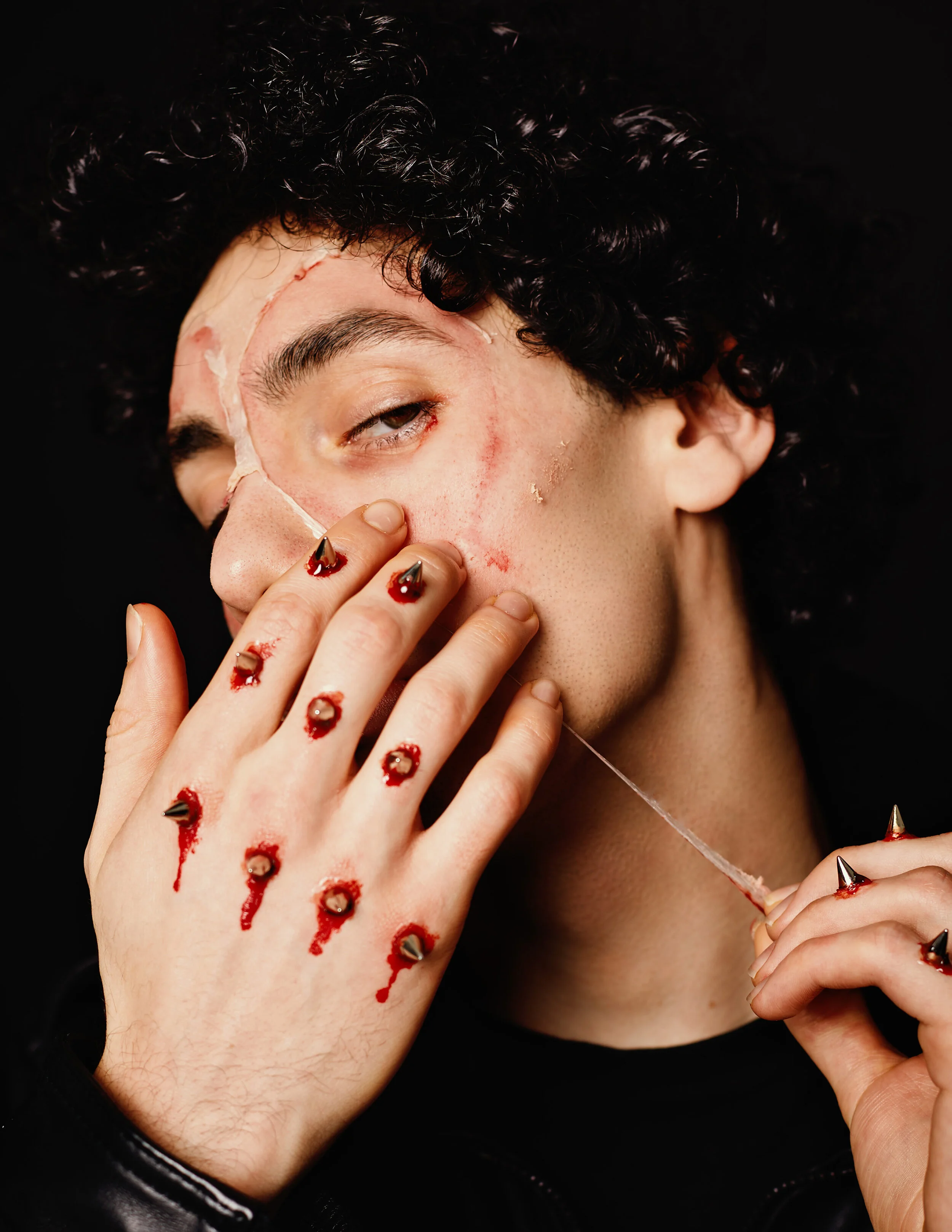 Photographer: Isabella Hewlett Male Model: Sanro Thodi @Your Model Management London Makeup Artist: Eleanor Dalzell
