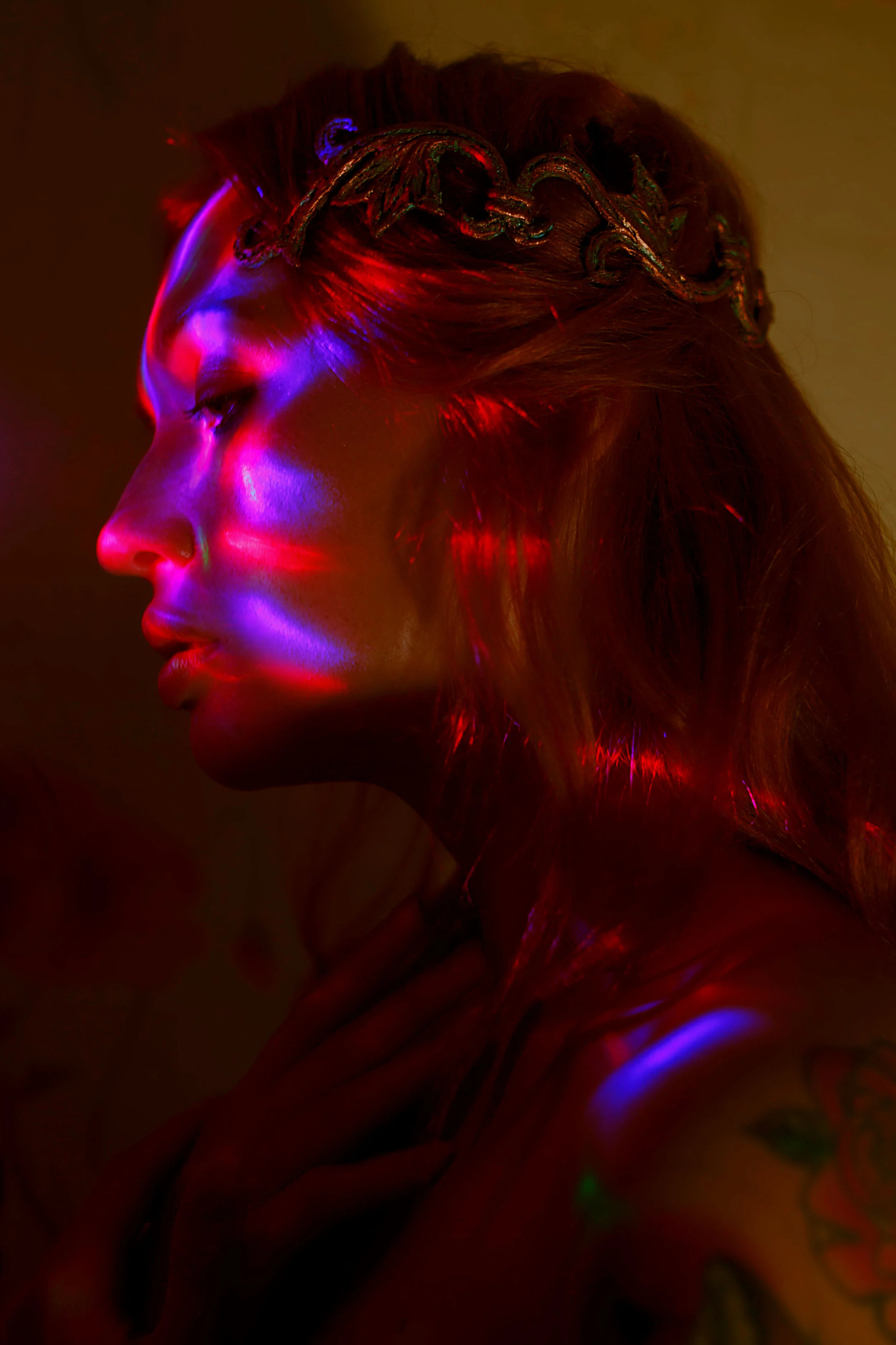 Photographer: Marie Dashkova Female Model: Angelina Andersen Makeup Artist: Reutsoy Irina Accessory Designer: Craft Vsego Makeup Artist: Reutsoy Irina Wardrobe credits: By Craft Vsego