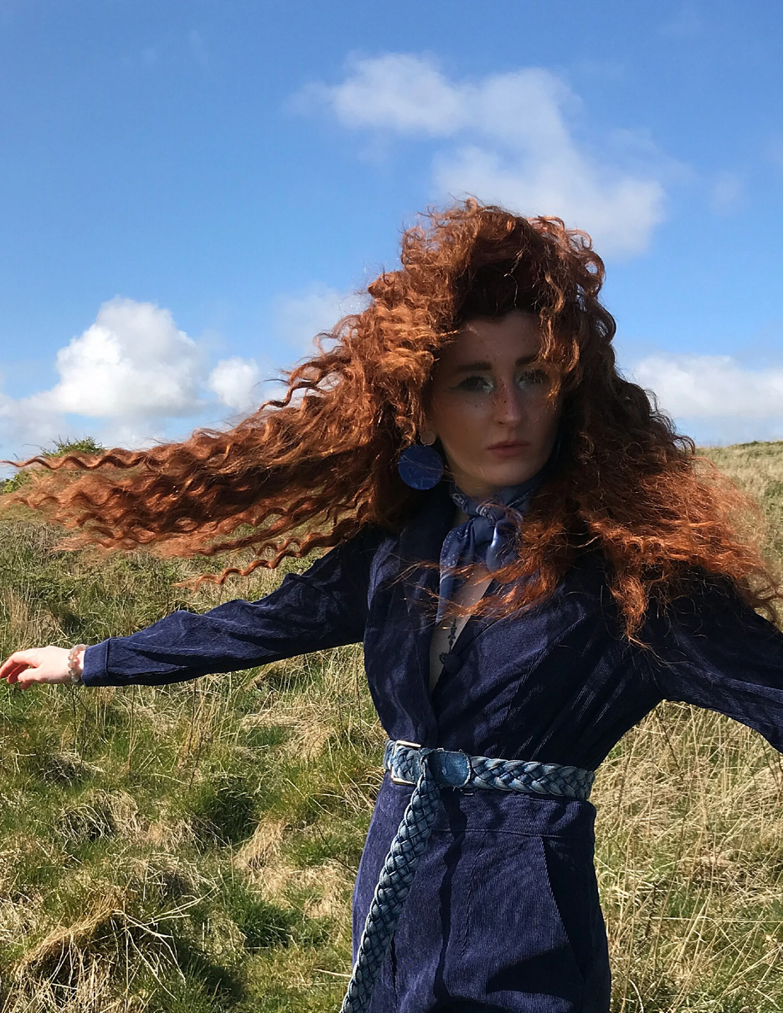 Female Model/Makeup Artist/Hair Stylist: Lily Megan CreativeDirector/Videographer/Photographer/Retoucher: Lucy Spencer Wardrobe Credits: Shoes Zara Jumpsuit Forever 21 Hat Topshop Earrings Zara Belt Topshop Scarf H n M