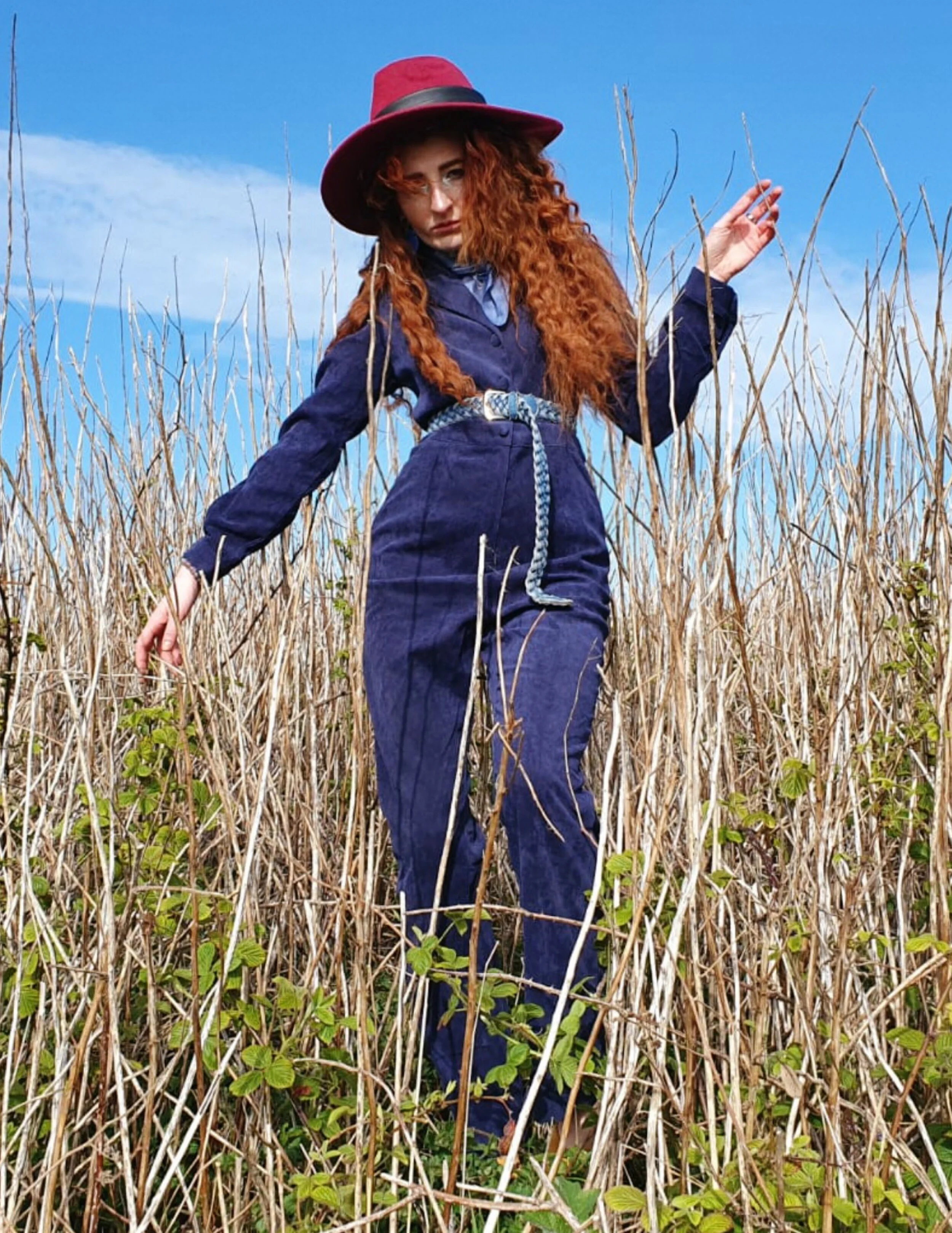 Female Model/Makeup Artist/Hair Stylist: Lily Megan CreativeDirector/Videographer/Photographer/Retoucher: Lucy Spencer Wardrobe Credits: Shoes Zara Jumpsuit Forever 21 Hat Topshop Earrings Zara Belt Topshop Scarf H n M