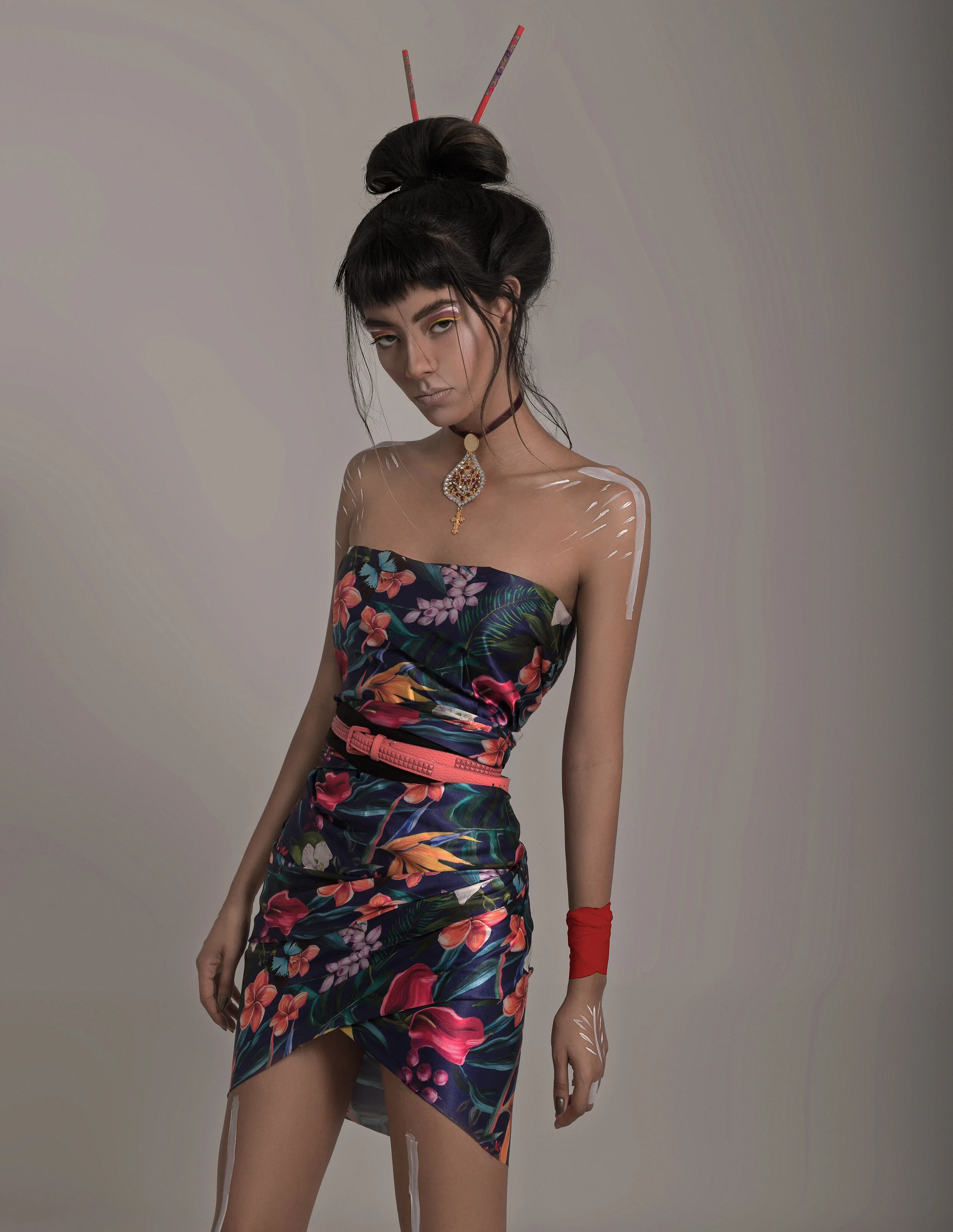 Photographer: Jhonatan Leal Morales Female Model: Alejandra Kremer @Iamodels Makeup Artist/Hair Stylist: Jefferson Quigua Wardrobe Stylist/Fashion Designer: Gabriela Rodriguez Wardrobe Credits: Dress Gabriela Rodriguez