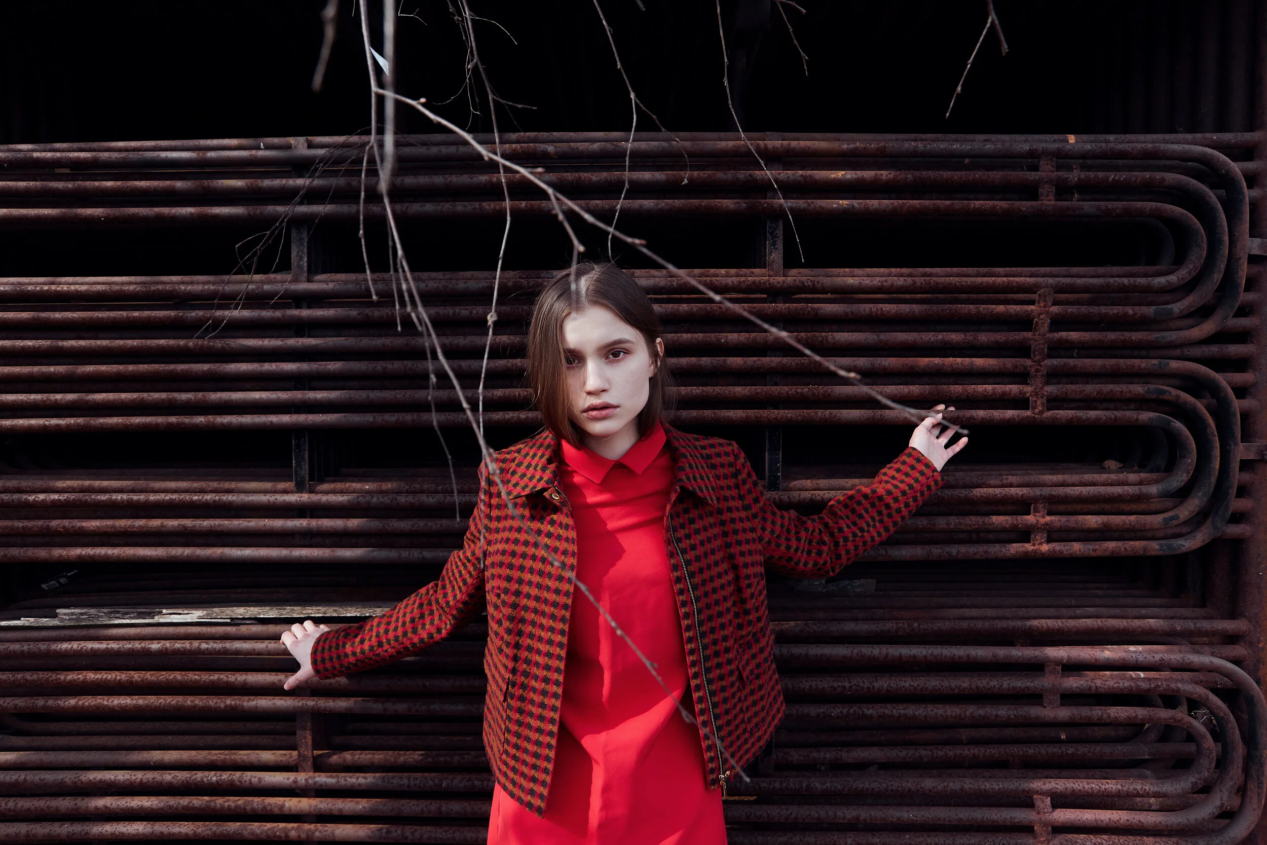 Photographer: Dasha Myagkaya Female Model: Alina Wardrobe Credits: jacket: Beytex skirt: Bershka