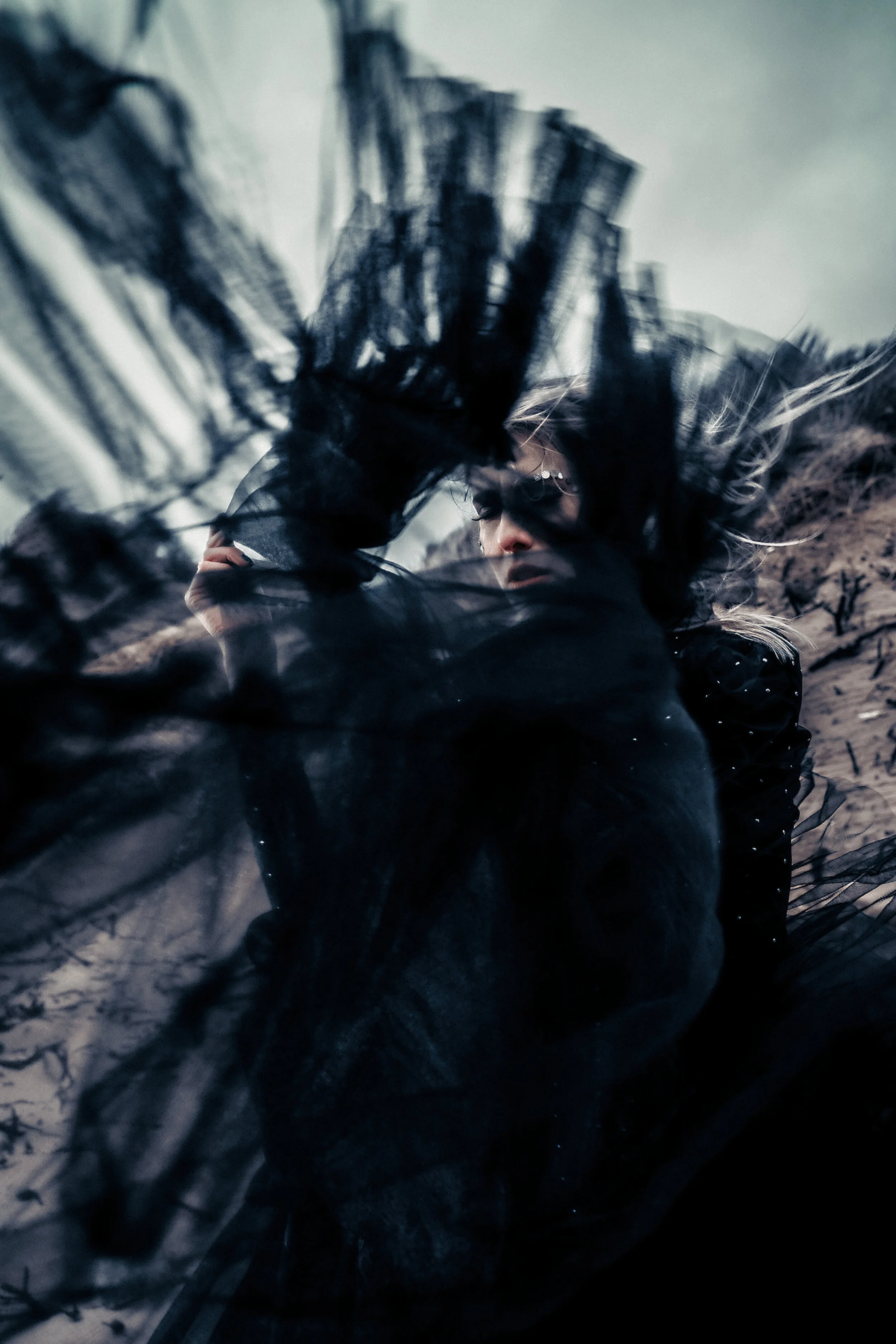 Photographer: Frank Littmann Female Model: Freya Lau Makeup Artist: Chrissy Obenauer Wardrobe Stylist: Monika Seifert Fashion Designer: Modeatelie Silbernadel Wardrobe Credits: dress SILBERNADEL