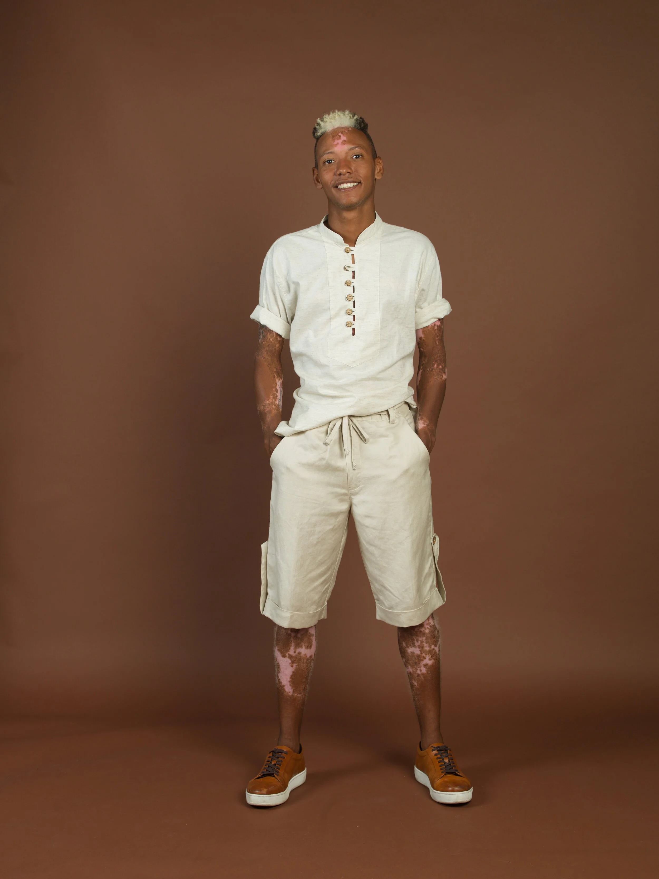 Photographer: Tom Almeida Model: Joao Felipe Hair Stylist: Ricky Marcell Santini Fashion Producer: Jaqueline Pimentel Makeup Artist: Eli Leite Wardrobe Stylist: Fredsonn Silva Agudá Fashion Producer: Julio Sánchez-velo Wardrobe Credits: Ne