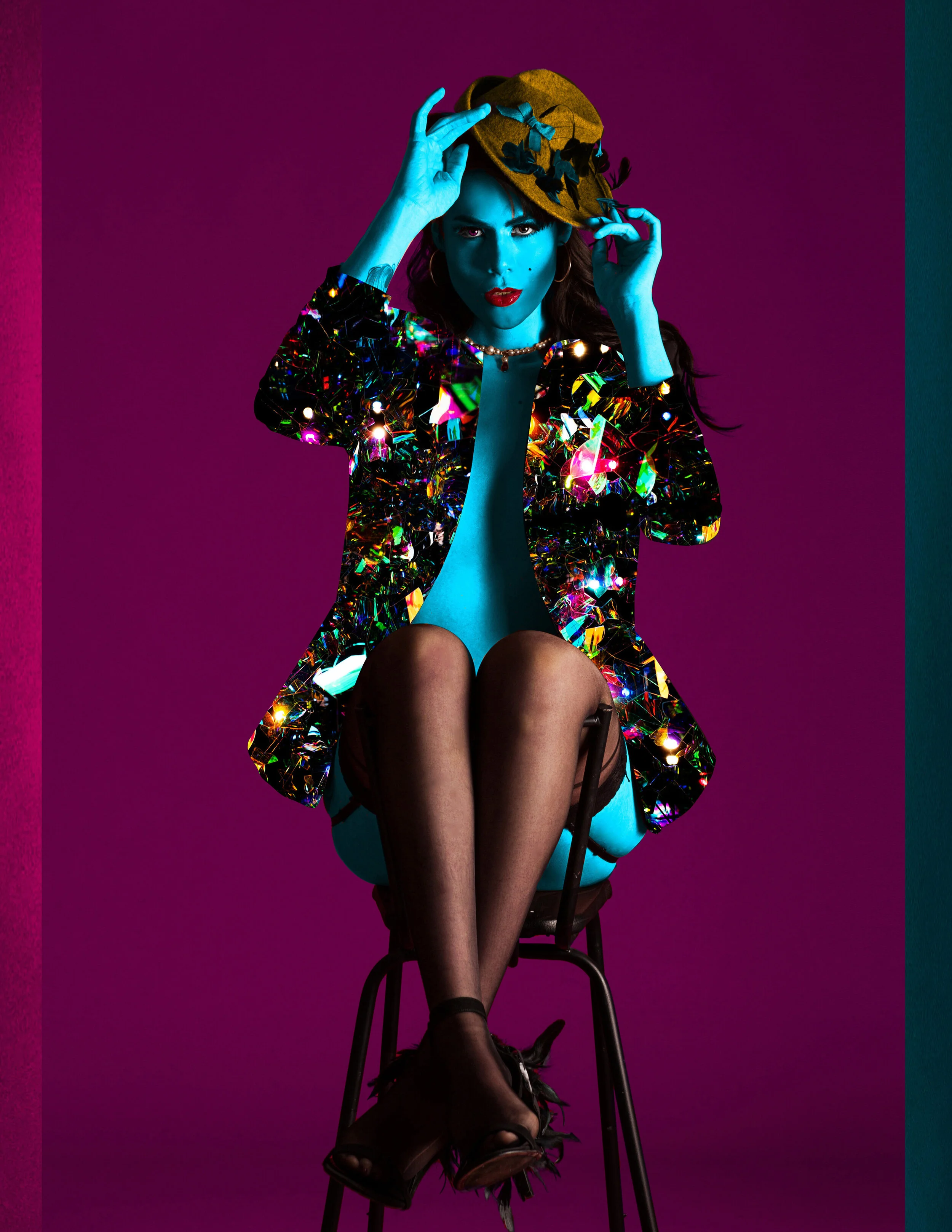 Photographer: Luis Linares Model: Magnolia Coronado Makeup Artist: Diego Solis Hair Stylist: Angel Corona Wardrobe Stylist, Creative Director, Designer: E.Salim Wardrobe Stylist: Maria Aura