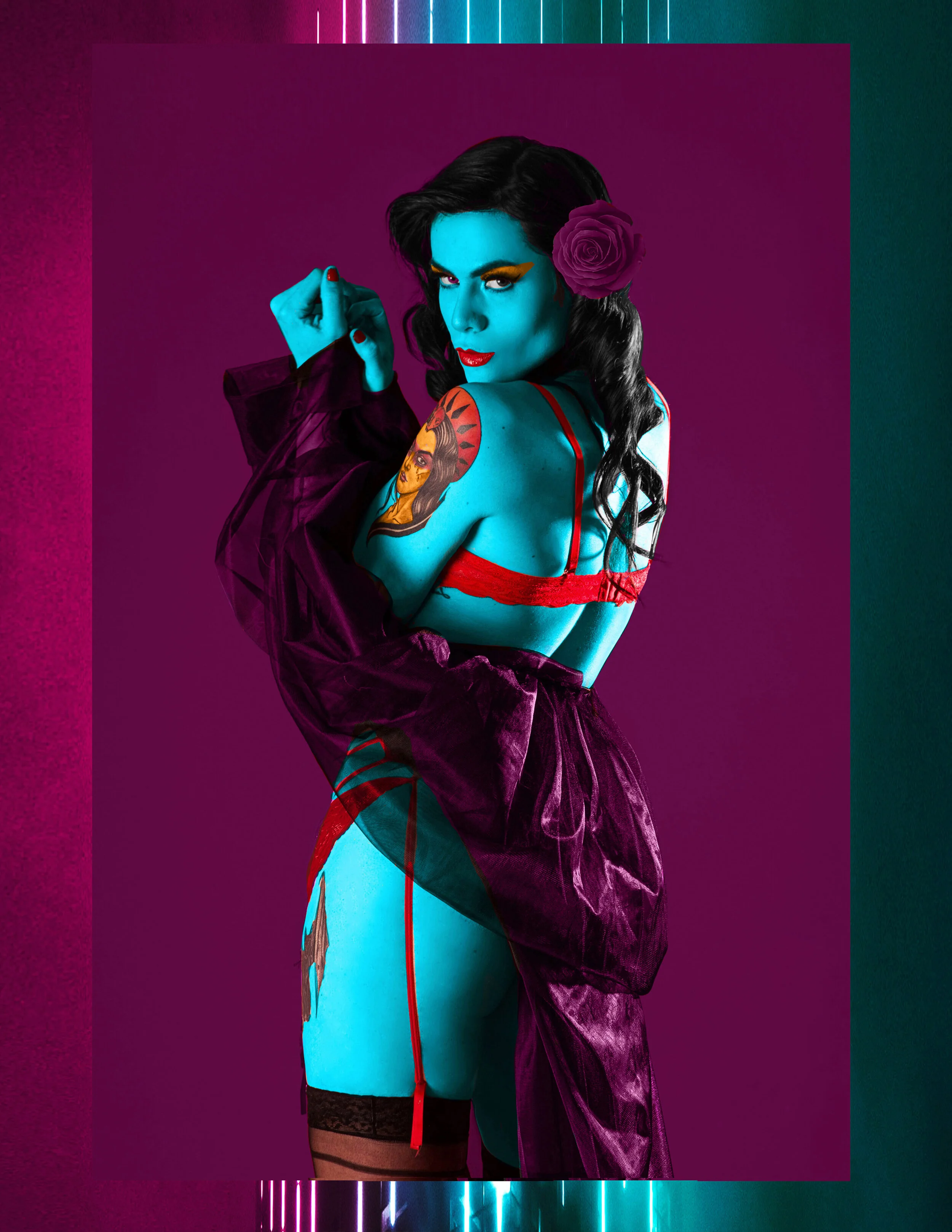 Photographer: Luis Linares Model: Magnolia Coronado Makeup Artist: Diego Solis Hair Stylist: Angel Corona Wardrobe Stylist, Creative Director, Designer: E.Salim Wardrobe Stylist: Maria Aura