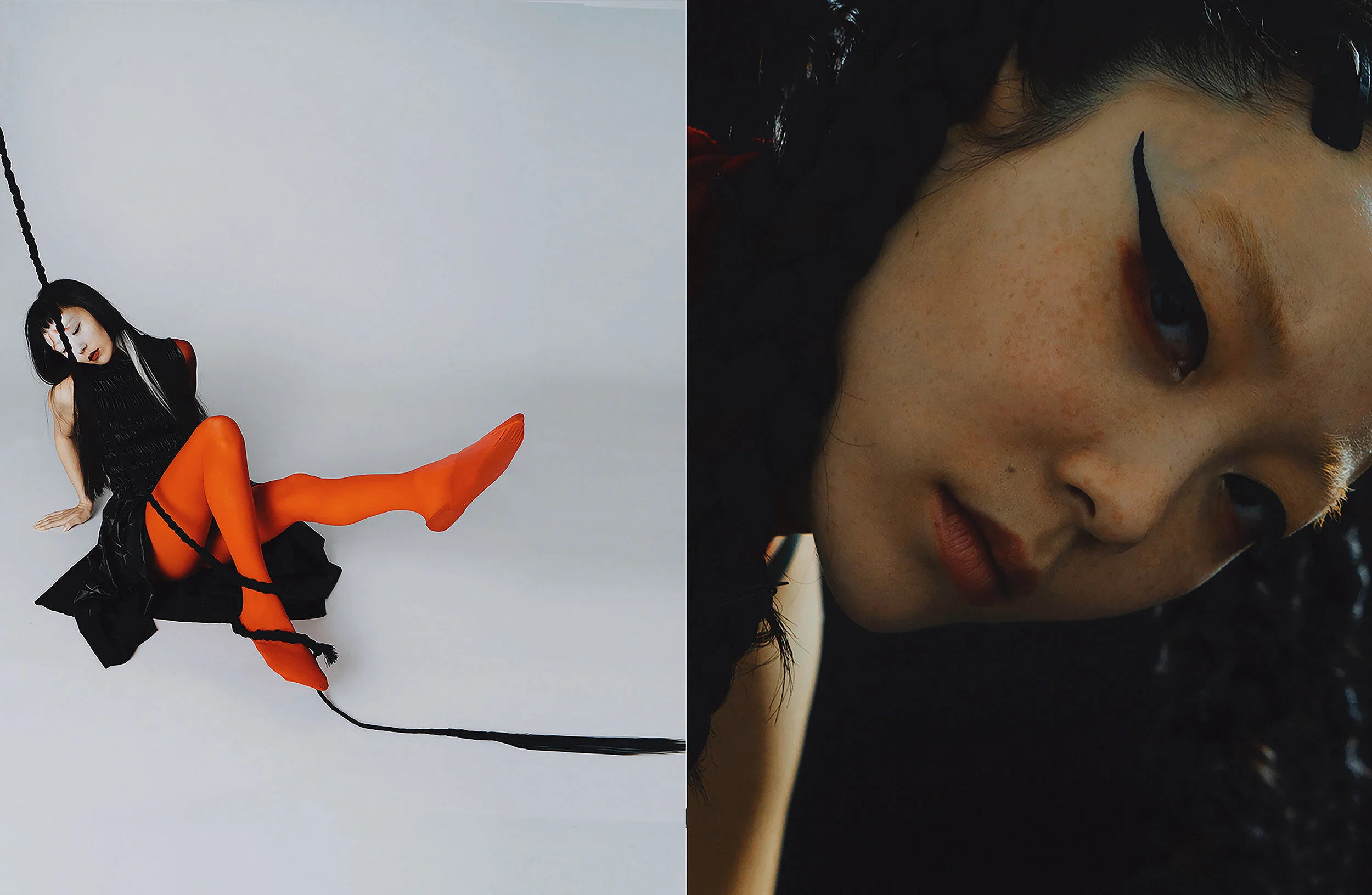 Photographer: Yitian Zhang Model: Baikedguds Hair Stylist: Shaaawn___ Makeup Artist: Daichimrtk Fashion Designer: Nanettegabriele Assistant: Meilin Gao