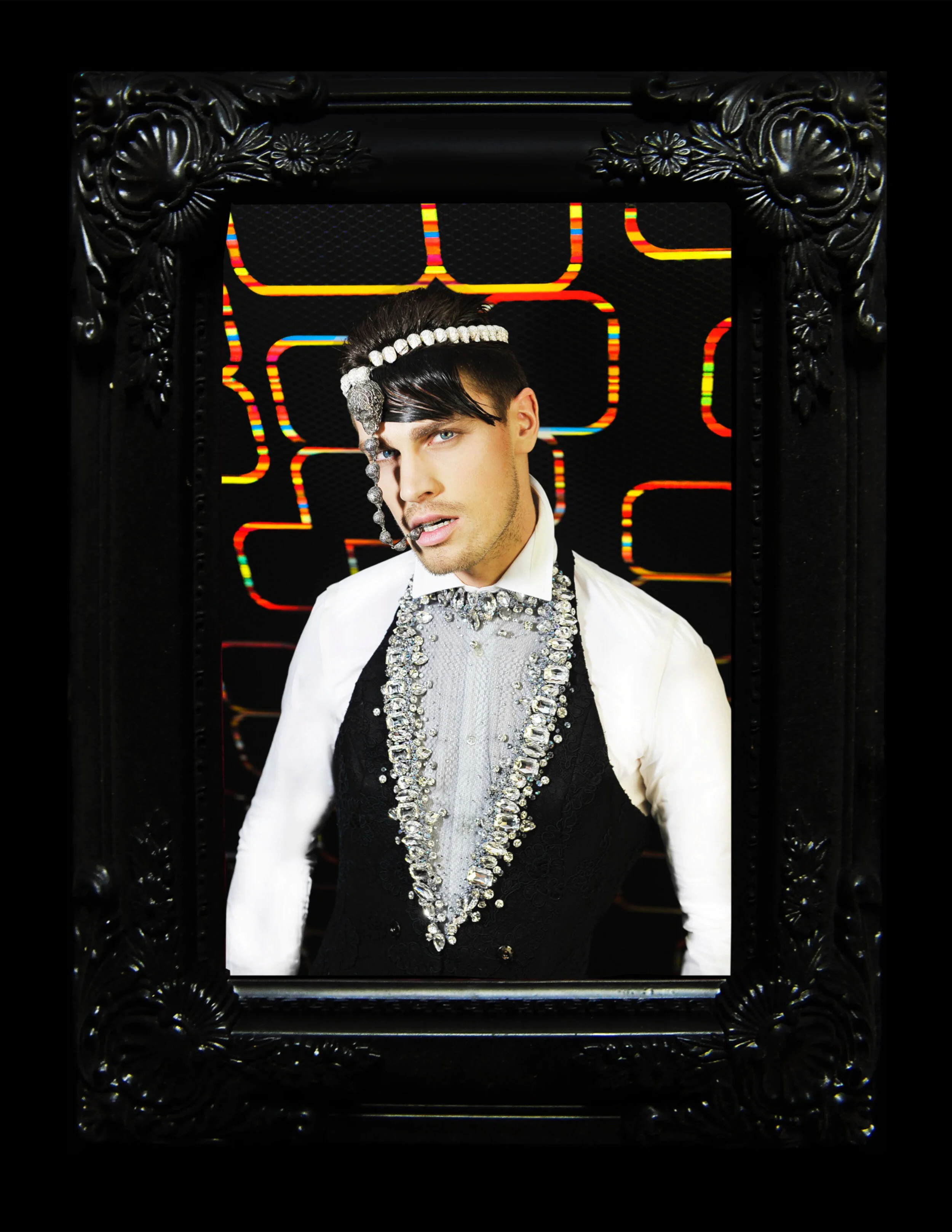 Creative Director: Sebastien Vienne Wardrobe Credits: Shirt Gucci Jewerly On Aura Tout Vu & Jean Boggio