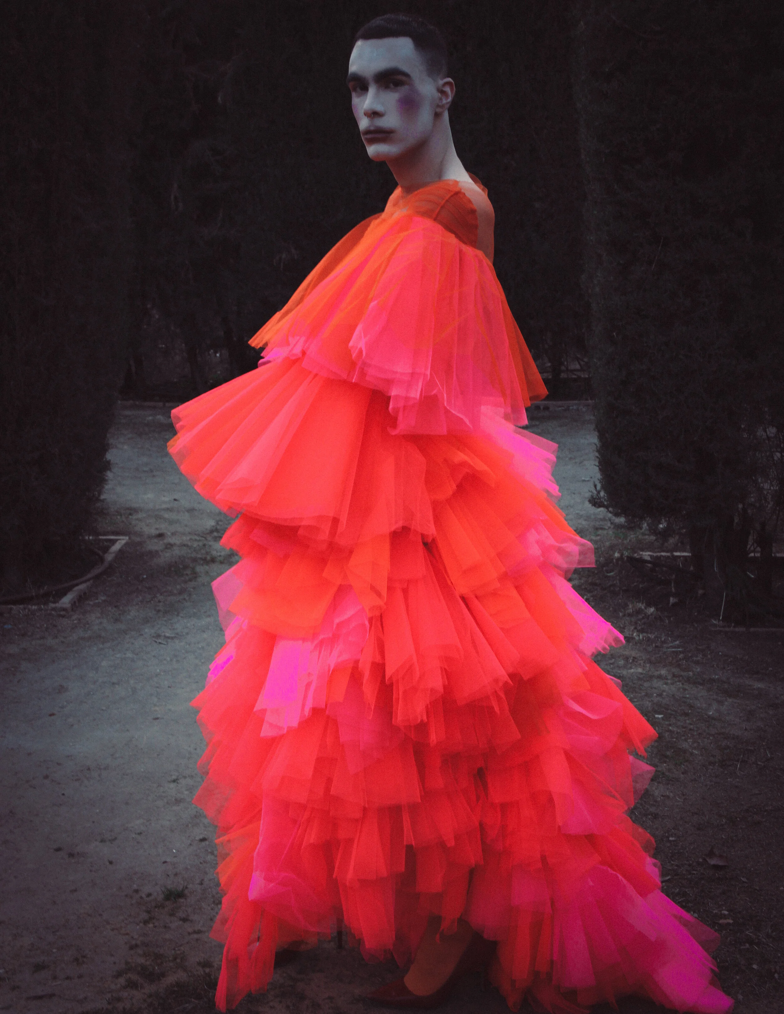 Creative Director/Photographer/Retoucher: Manu Conejero Model/Makeup Artist: Berrenga Wardrobe Stylist/Creative Director: Nuri Garcia Fashion Designer: Carmen Valencia Wardrobe Credits: Top & Skirt Carmen Valencia Shoes Berrenga