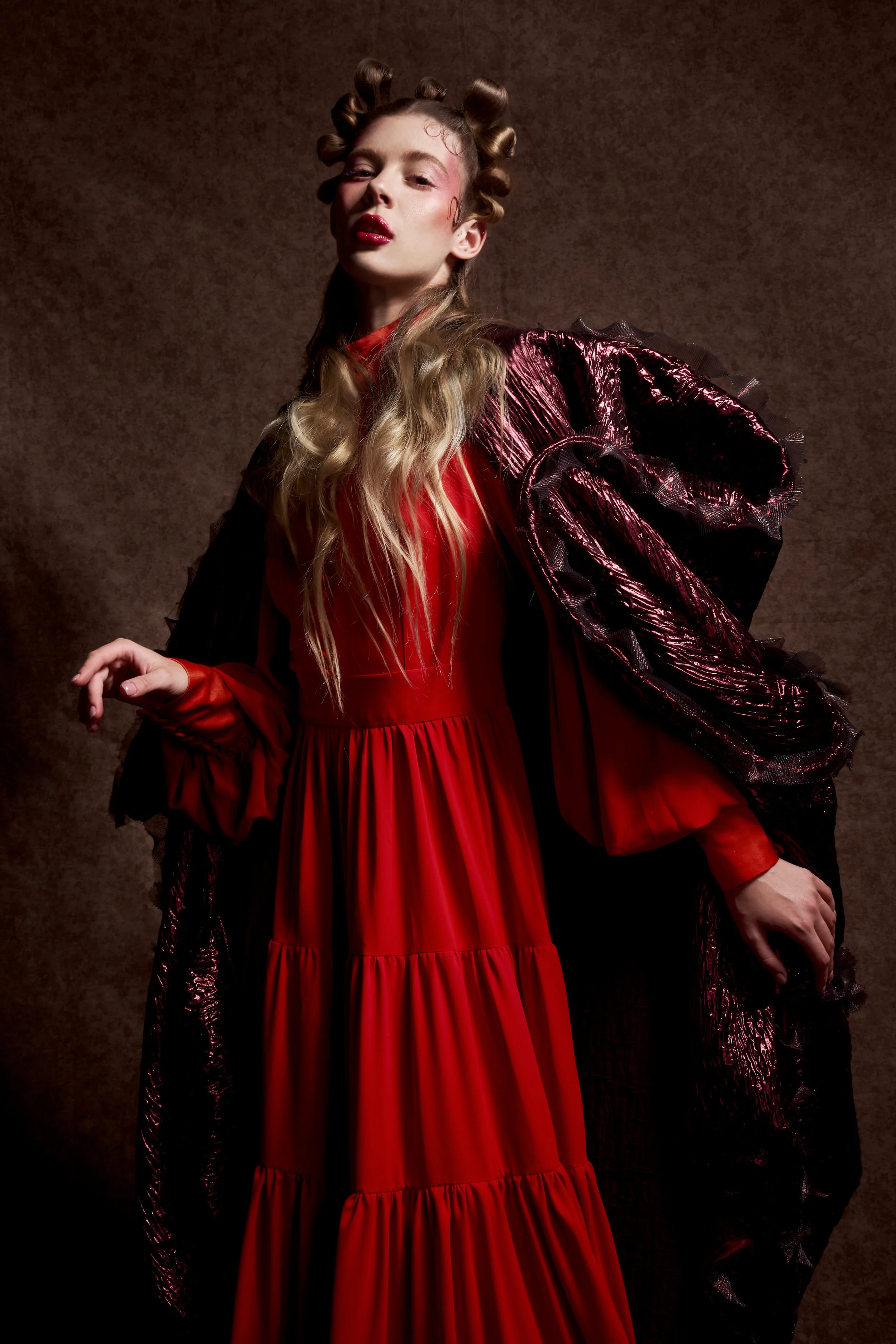 Photographer: Gabo López Female Model: Bia Dantas @@onechancemodels Hair Stylist: Cesar Bauthi Makeup Artist: Pric Rojas Assistant: Daniel García Wardrobe Stylist: Roberto Coss Fashion Showroom: Ophelia Showroom Wardrobe Credits: Cape: Blanc