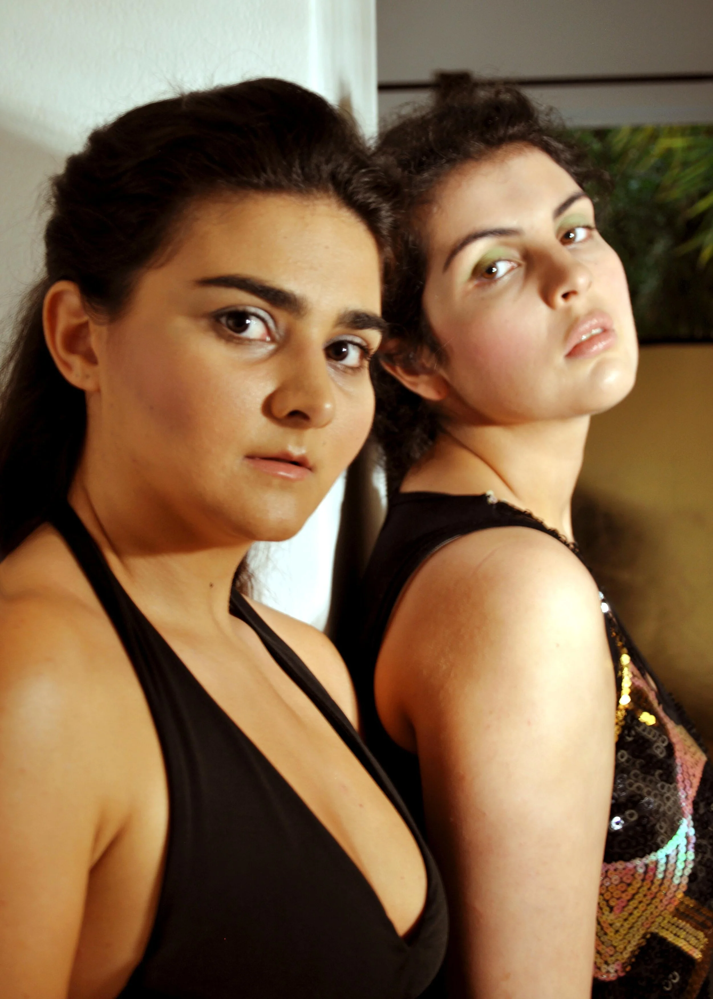 Photographer: Christos Hatzis Female Model: Alessandra Tsatsouli Soares Female Model: Christina Panagiota Veroni Wardrobe Credits: Dress(left): Guess, Dress(right): Cam