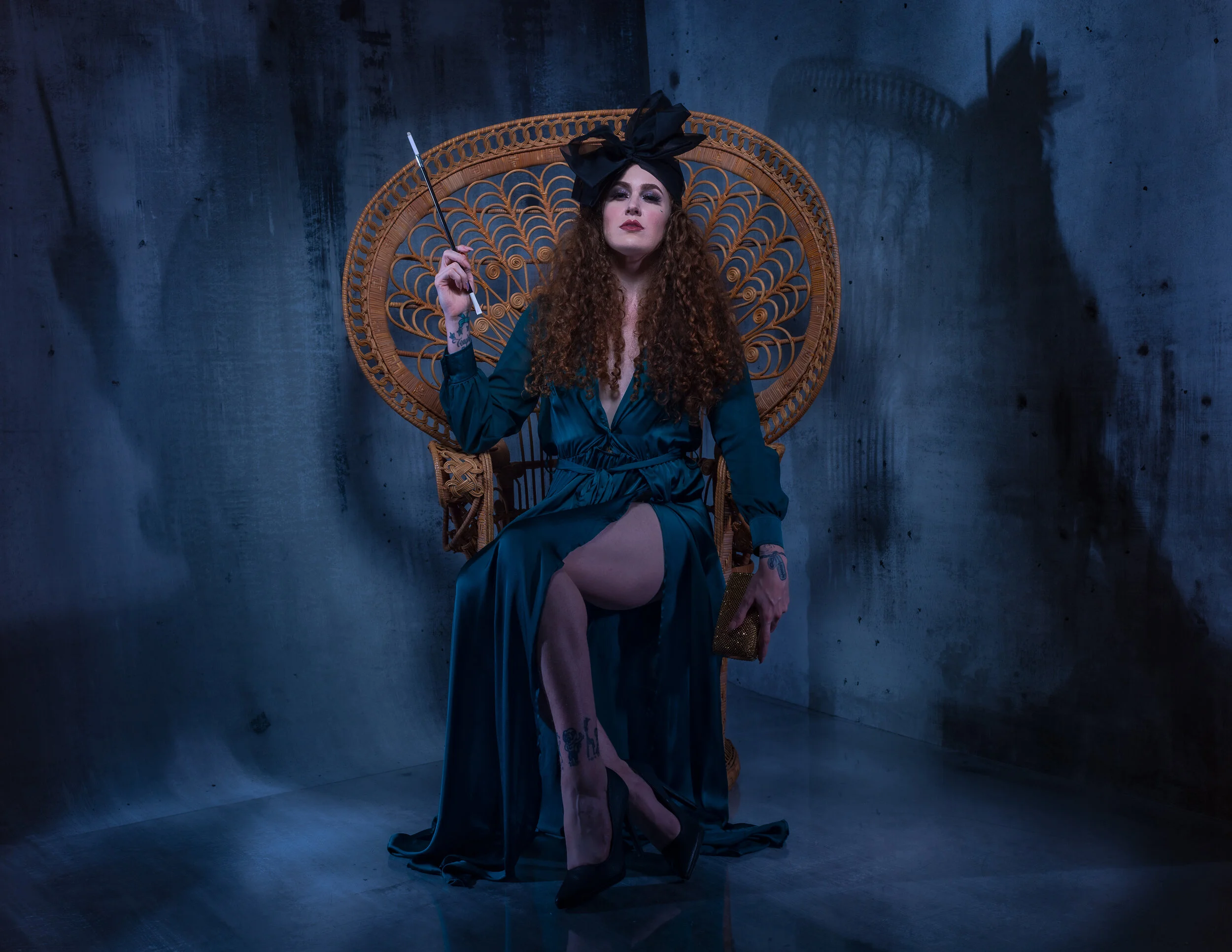 Photographer: Tom Marvel Accessory Designer/Wardrobe Stylist/Creative Director/Fashion Designer/Makeup Artist: Paula Gonzalez Female Model: Vivian Beck Wardrobe Credits: Wardrobe by Paula Gonzalez