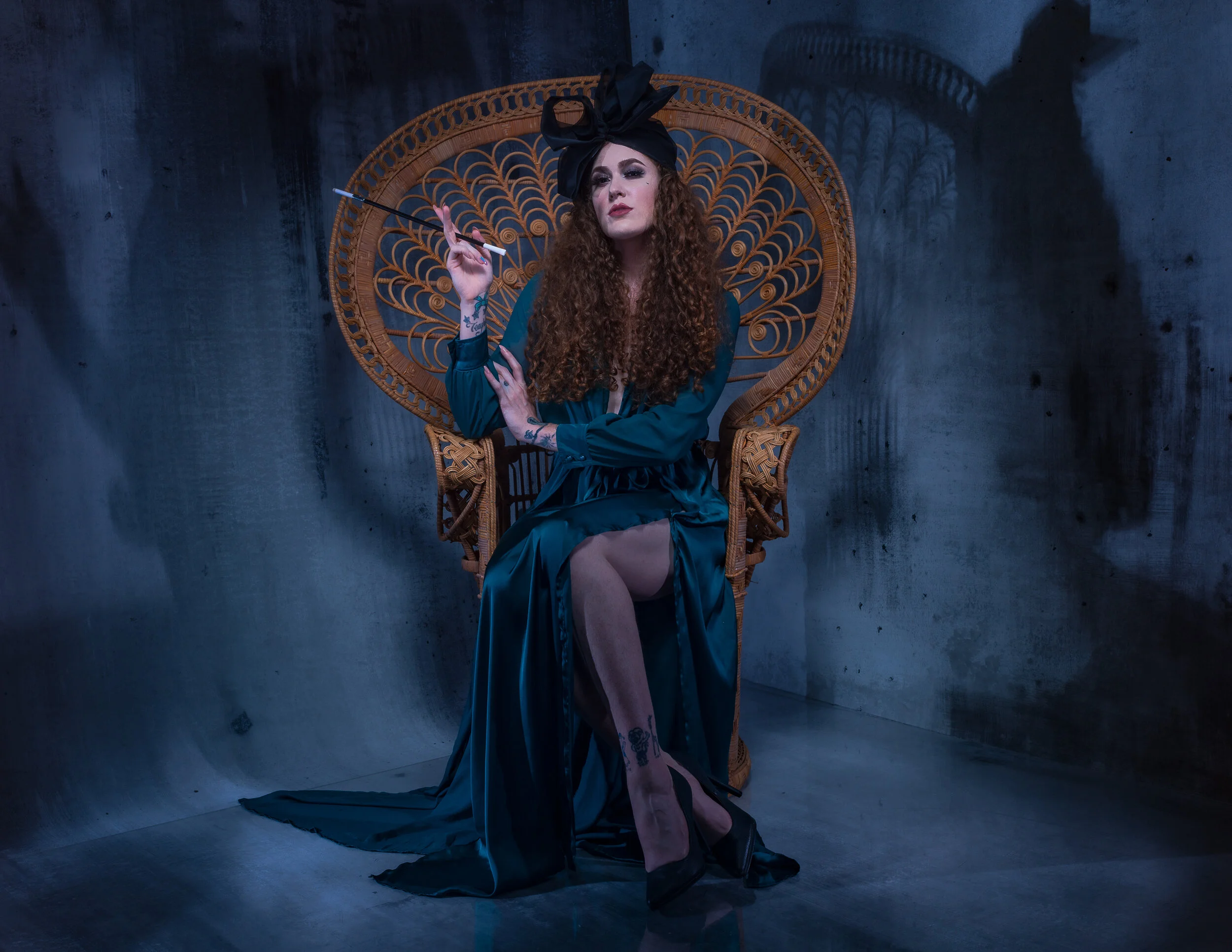 Photographer: Tom Marvel Accessory Designer/Wardrobe Stylist/Creative Director/Fashion Designer/Makeup Artist: Paula Gonzalez Female Model: Vivian Beck Wardrobe Credits: Wardrobe by Paula Gonzalez