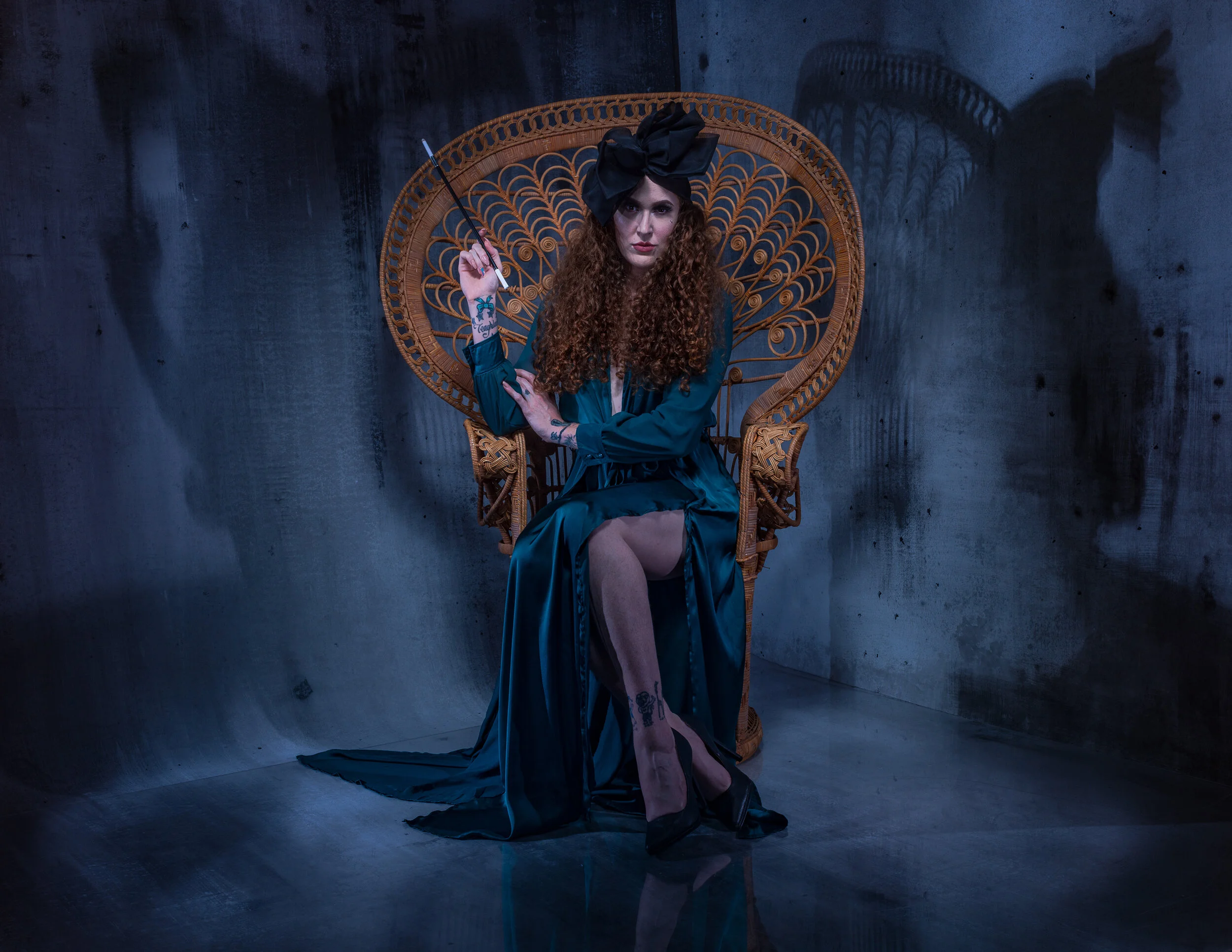 Photographer: Tom Marvel Accessory Designer/Wardrobe Stylist/Creative Director/Fashion Designer/Makeup Artist: Paula Gonzalez Female Model: Vivian Beck Wardrobe Credits: Wardrobe by Paula Gonzalez