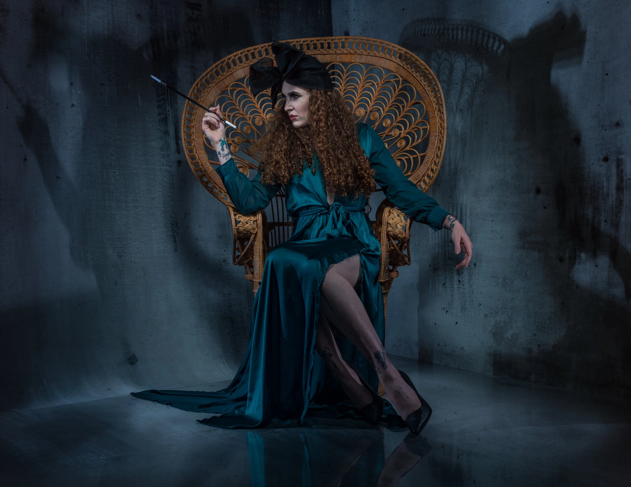 Photographer: Tom Marvel Accessory Designer/Wardrobe Stylist/Creative Director/Fashion Designer/Makeup Artist: Paula Gonzalez Female Model: Vivian Beck Wardrobe Credits: Wardrobe by Paula Gonzalez