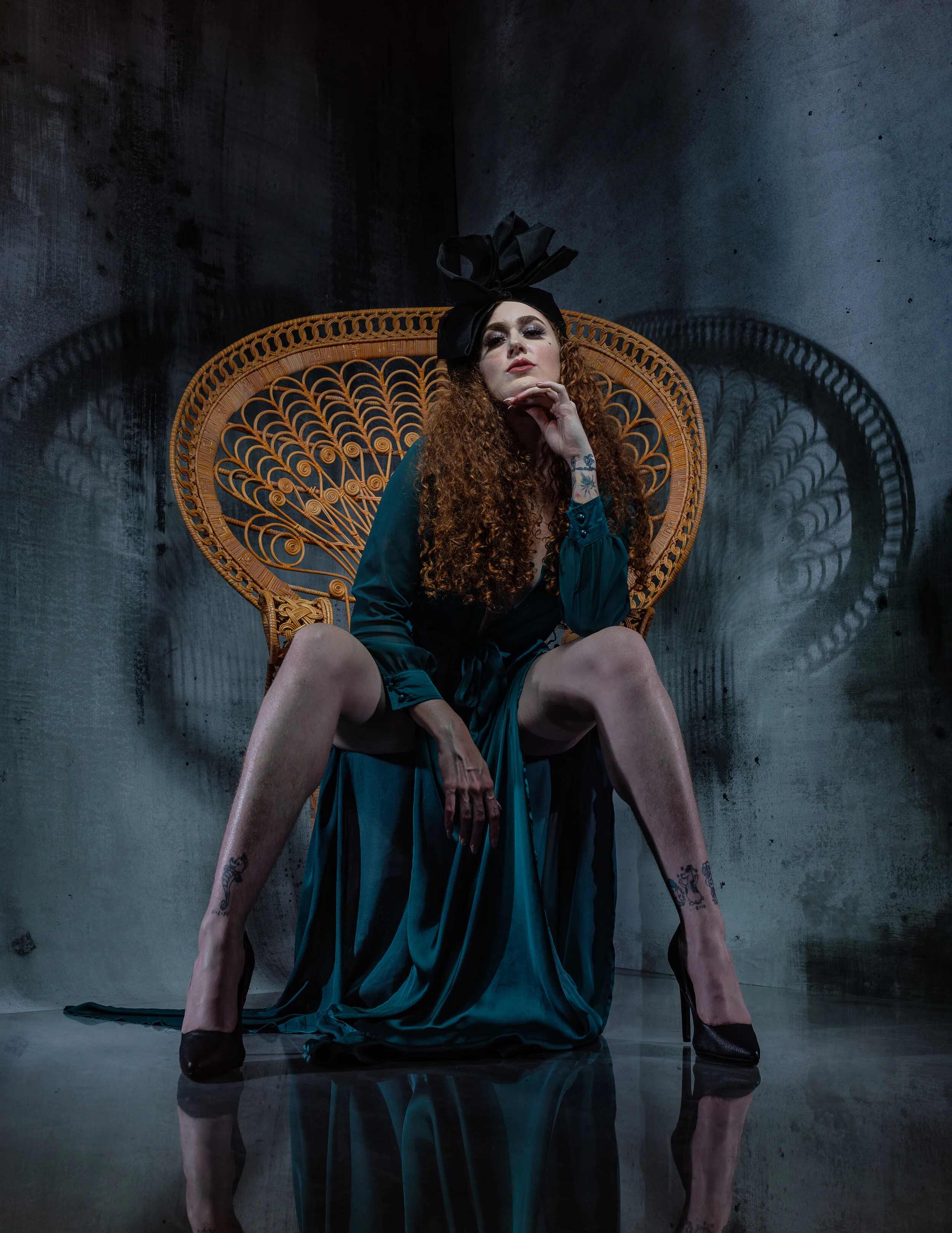 Photographer: Tom Marvel Accessory Designer/Wardrobe Stylist/Creative Director/Fashion Designer/Makeup Artist: Paula Gonzalez Female Model: Vivian Beck Wardrobe Credits: Wardrobe by Paula Gonzalez