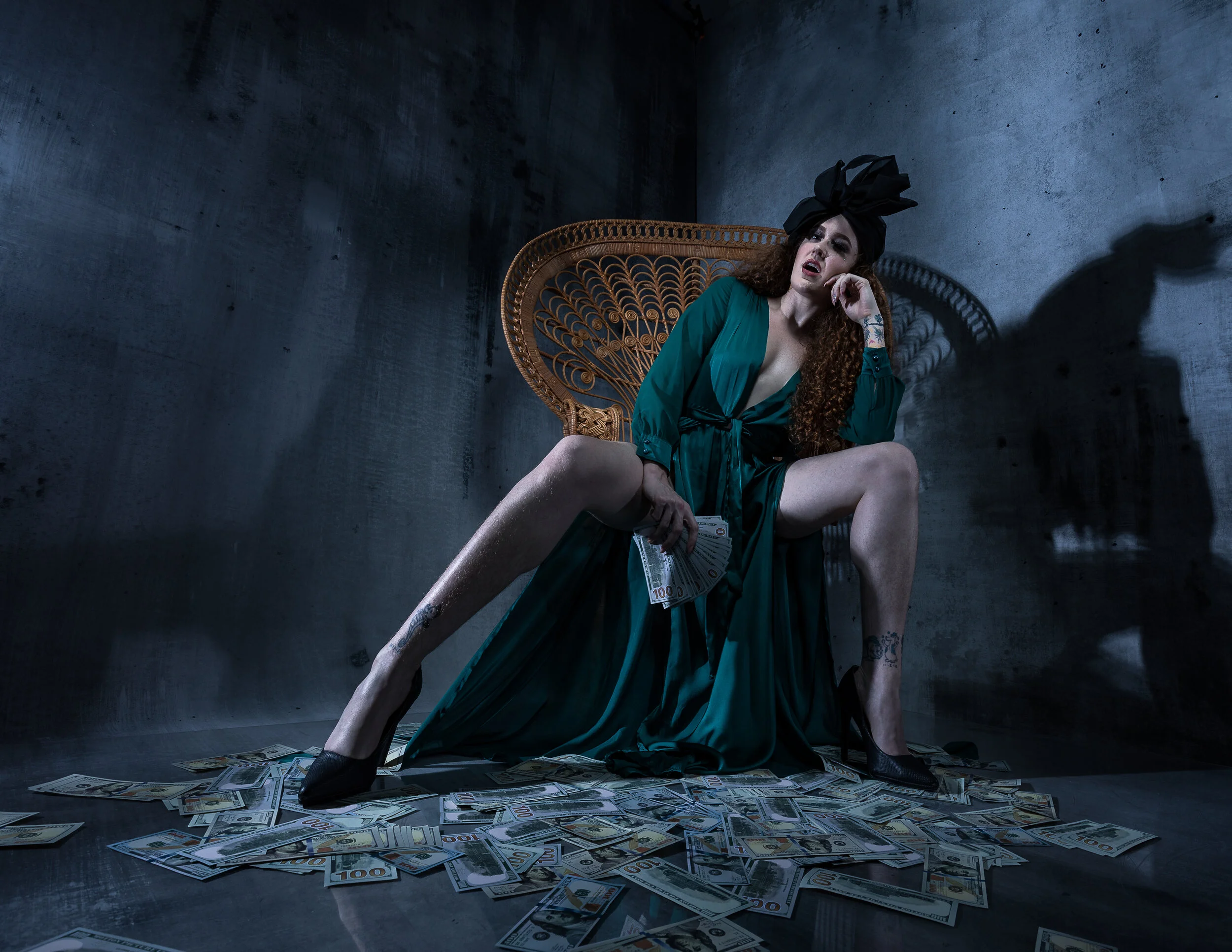 Photographer: Tom Marvel Accessory Designer/Wardrobe Stylist/Creative Director/Fashion Designer/Makeup Artist: Paula Gonzalez Female Model: Vivian Beck Wardrobe Credits: Wardrobe by Paula Gonzalez