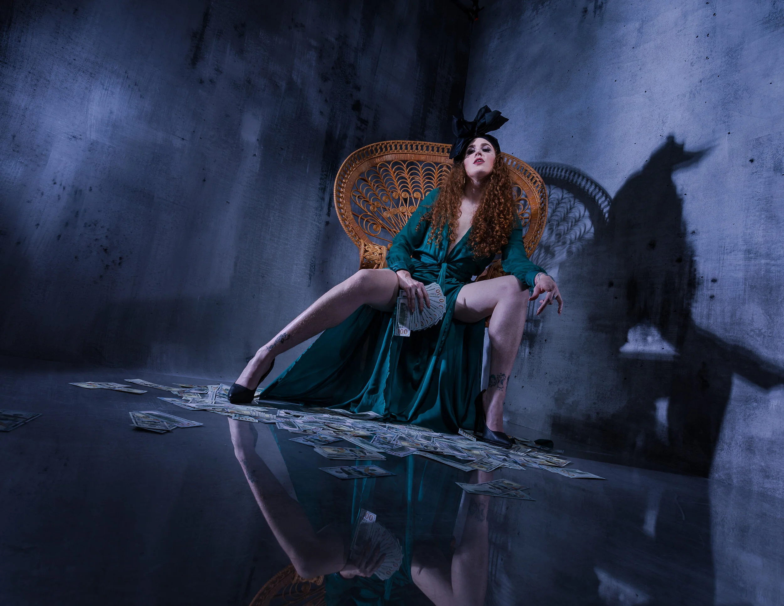 Photographer: Tom Marvel Accessory Designer/Wardrobe Stylist/Creative Director/Fashion Designer/Makeup Artist: Paula Gonzalez Female Model: Vivian Beck Wardrobe Credits: Wardrobe by Paula Gonzalez