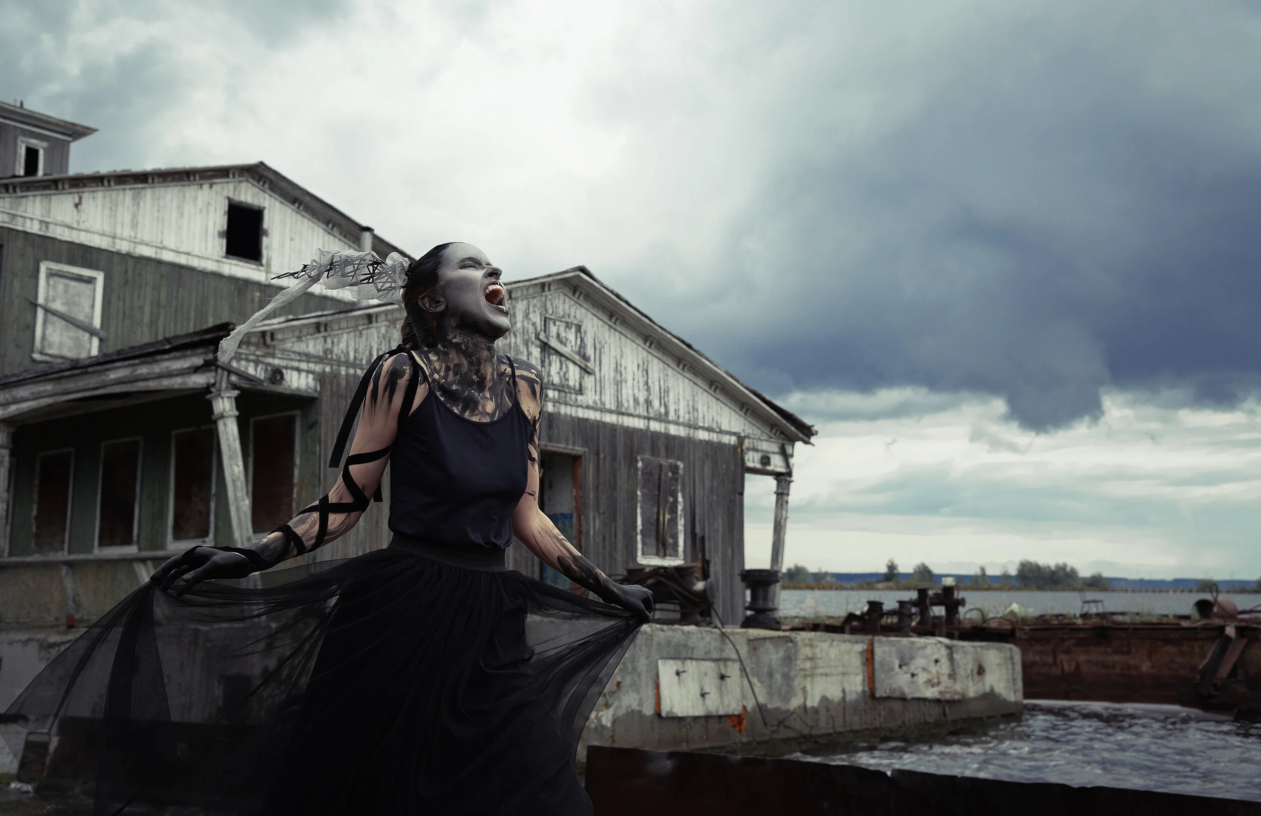 Photographer: Alina Usmanova Female Model: Maria Zaika Wardrobe Credits: T-shirt with straps - Zara Tutu-skirt - YUQI-fashion Shoes - NO NAME