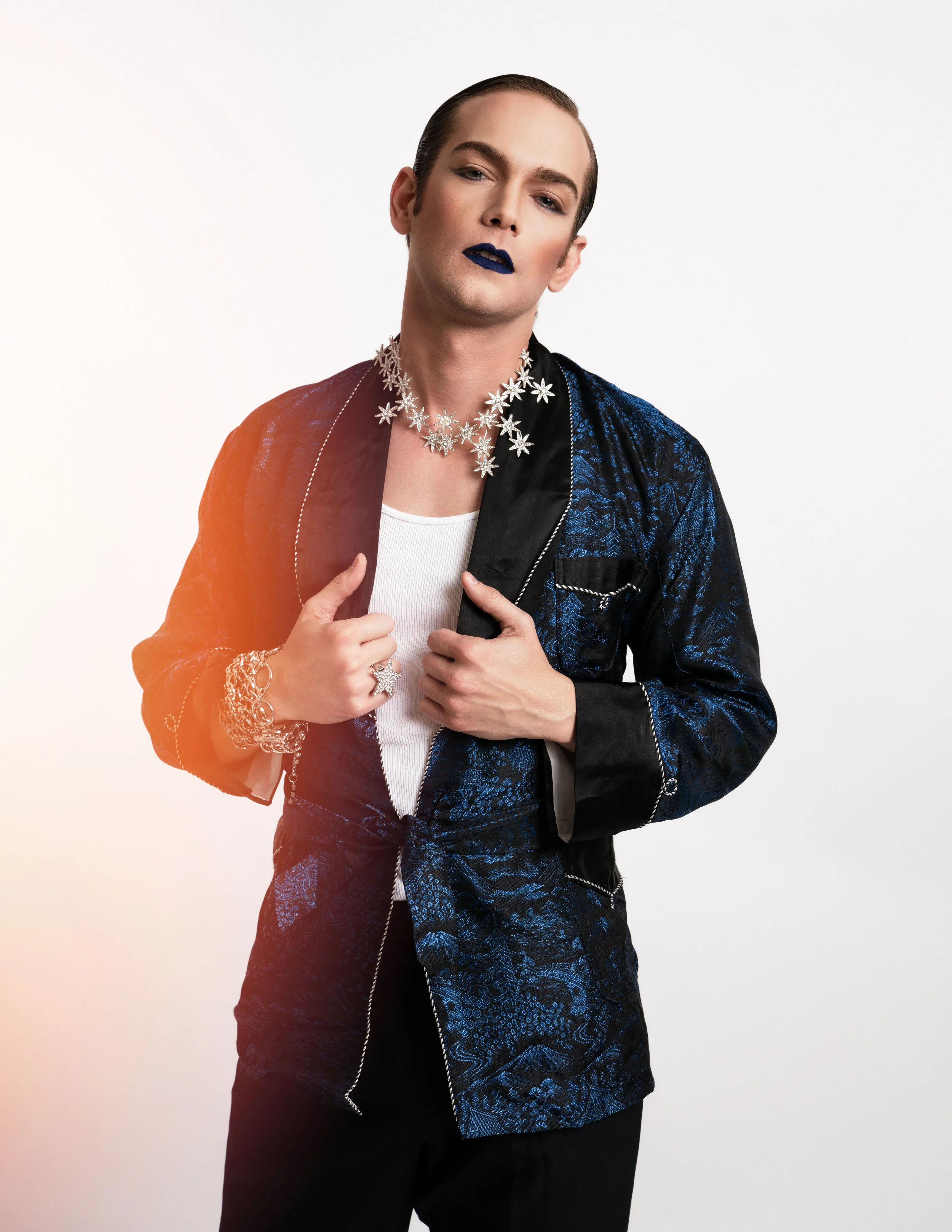 Photographer: Candice Ghai Male Model: Derek Babb Makeup Artist: Kaylee Lynora Silcocks Hair Stylist: Rafael Virguez Wardrobe Stylist: La Vee Via:@officalkavyar