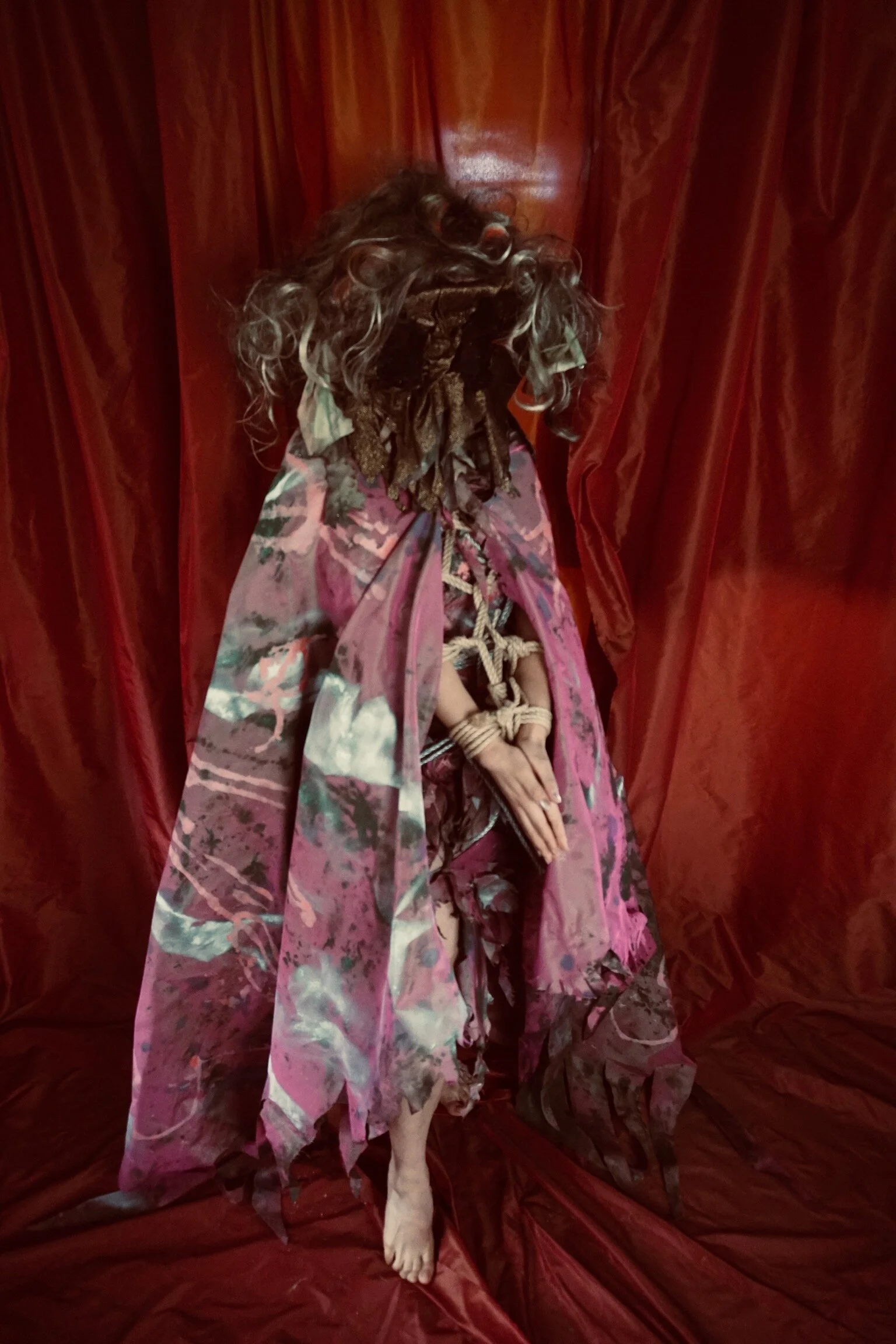 Photographer: Shibarism Female Model: Sophie Izumi Makeup Artist: Anji Woodman Fashion Designer: Athan Jon