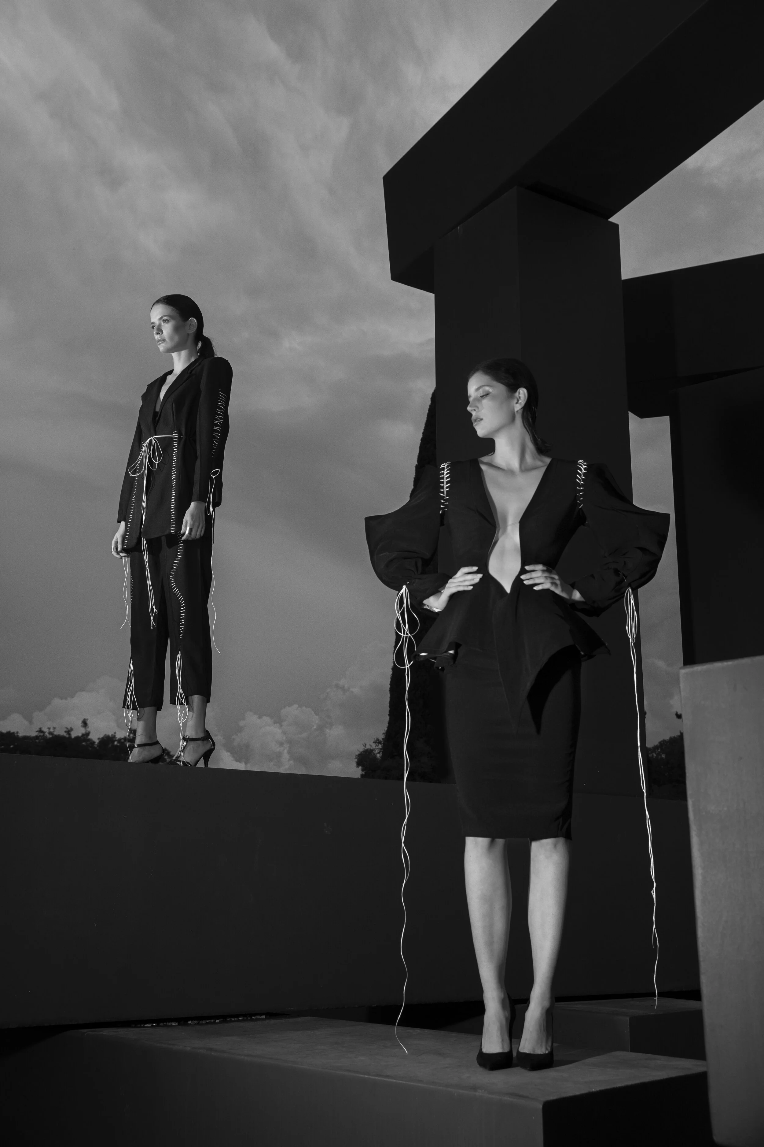 Photographer - Segev Orlev - @segev.orlev Model - Dina levin @Dinadinlevin Model Anastasia Konen @Nastikonen Makeup- Lital Harush - @lital_harush_makeupartist Hair Designer - Elad Uziel - @eladuziel Designer - Masha Glider - @mashaglider Ass