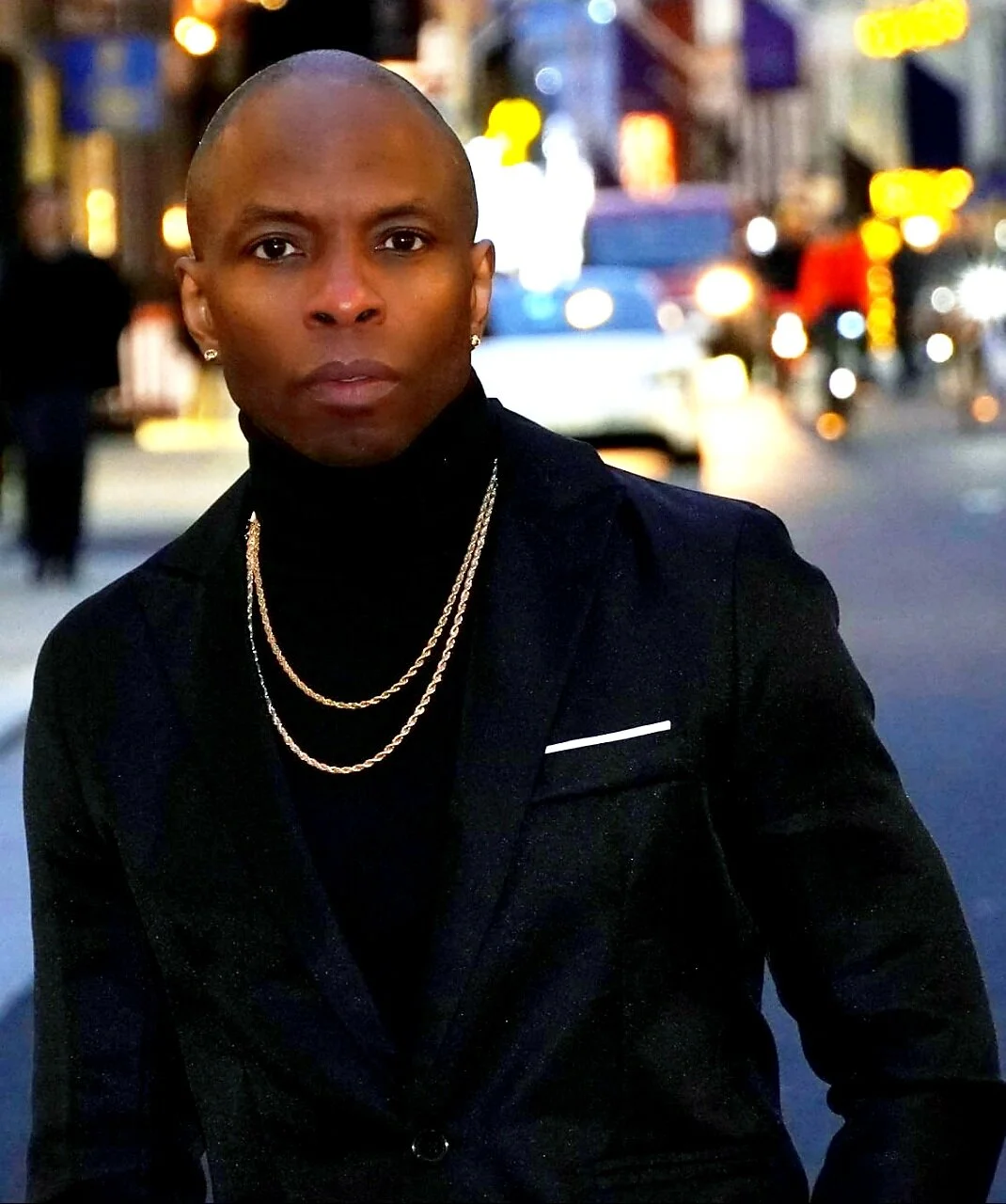Model: Timothy Robinson Photographer: Vpv Photographer Wardrobe Credits: Wardrobe, Timothy Robinson, Bkack Suit.. London Piccadilly Circus.
