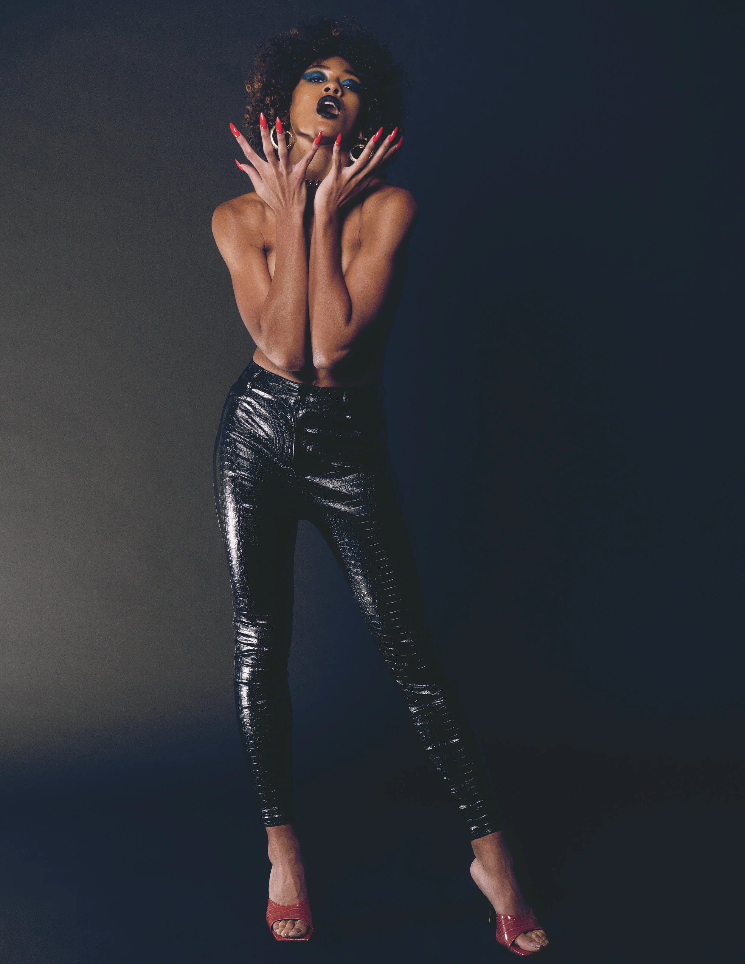 Photographer/Producer: David Cullipher Wardrobe Stylist/Creative Director: Isaac Everett Creative Director/Makeup Artist: Vickey Lee Female Model: Alyse Gamble Hair Stylist: Brook Amber Hair Stylist: Kasey McKeon Wardrobe Stylist: Clara Truax